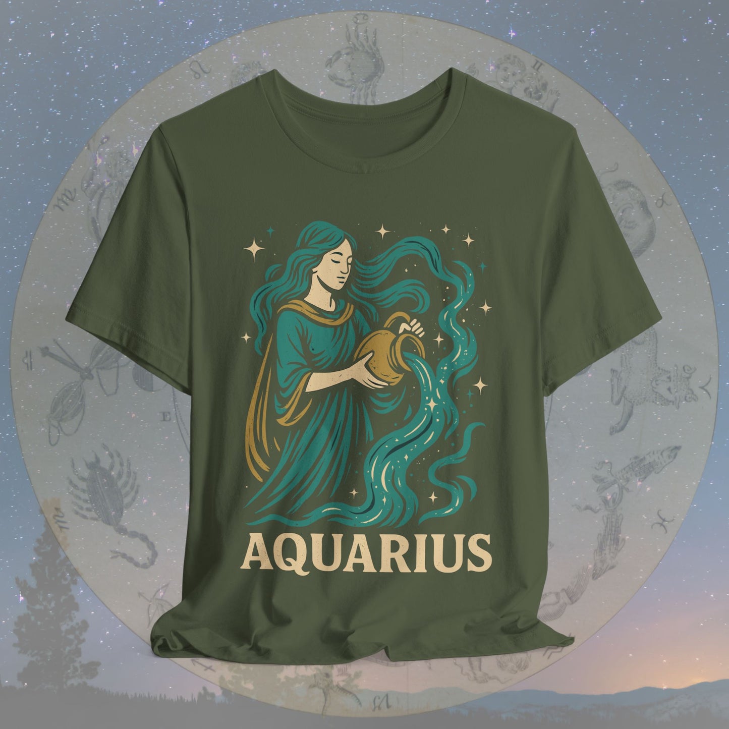 Calm Visionary Aquarius T-Shirt