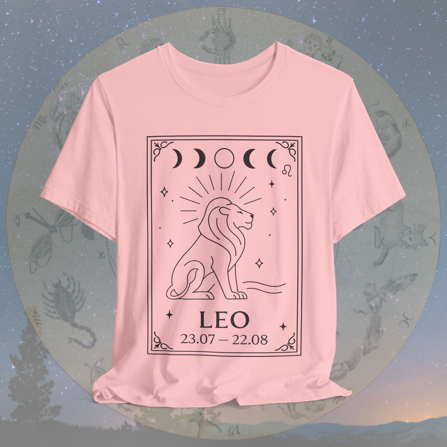 Minimalist Leo Zodiac T-Shirt