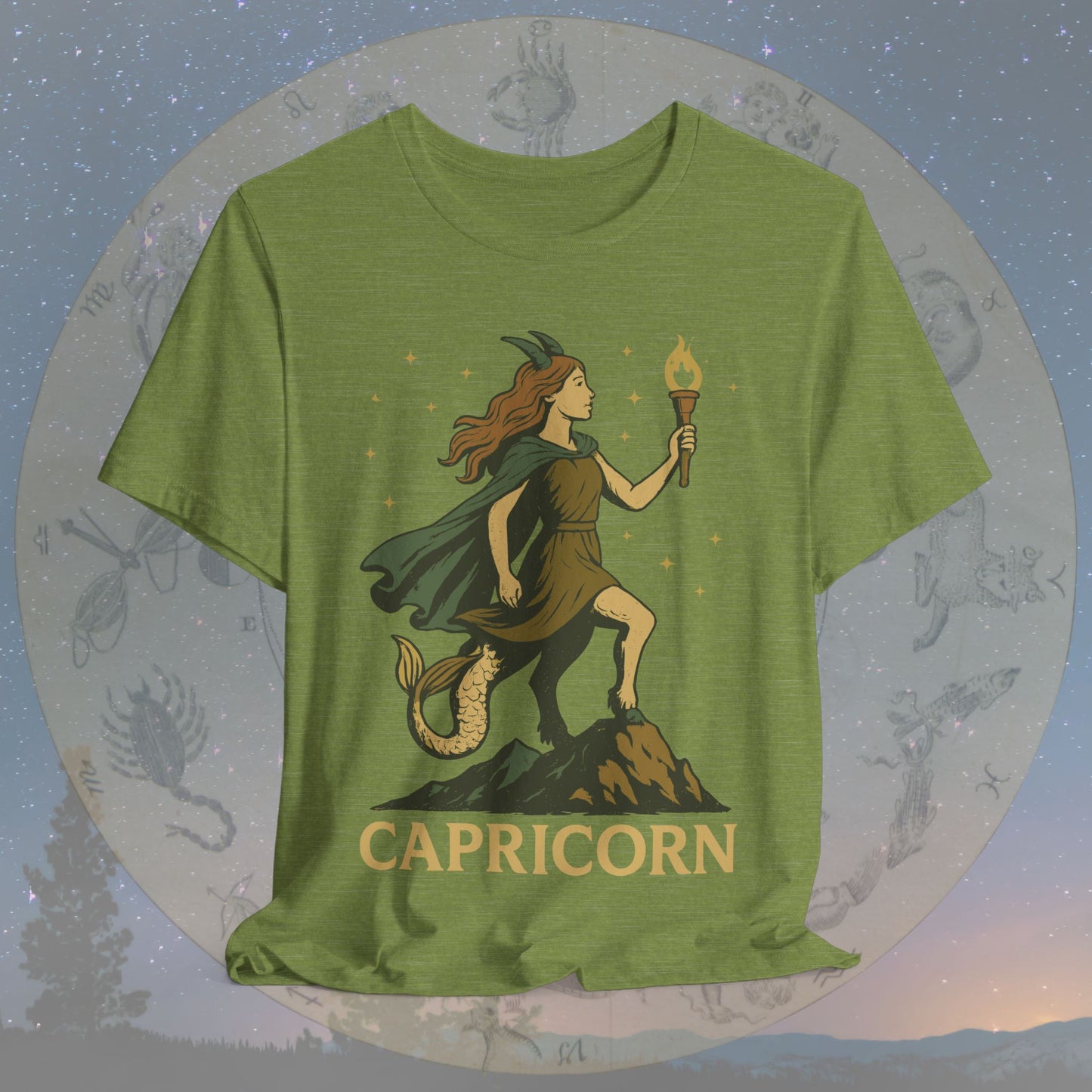 Determined Capricorn Mountain Spirit T-Shirt
