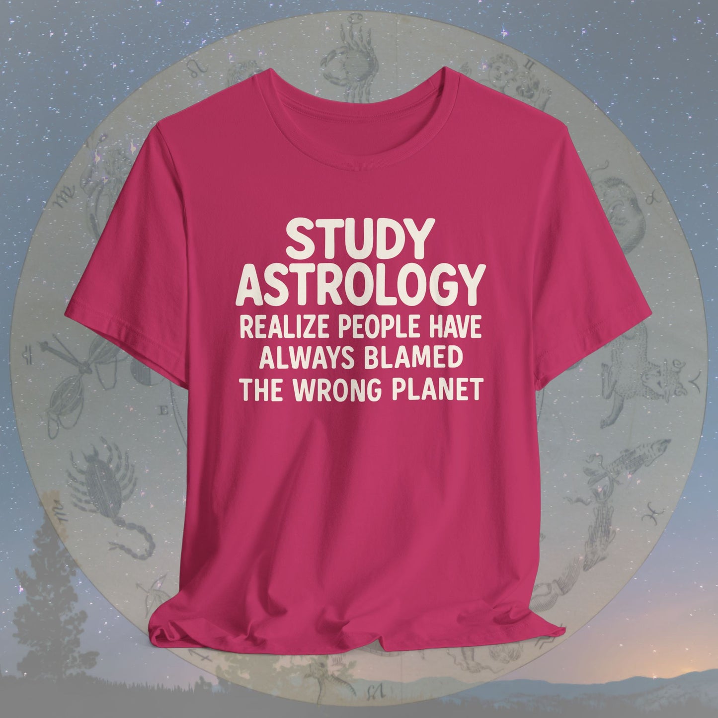 Study Astrology Wrong Planet T-Shirt