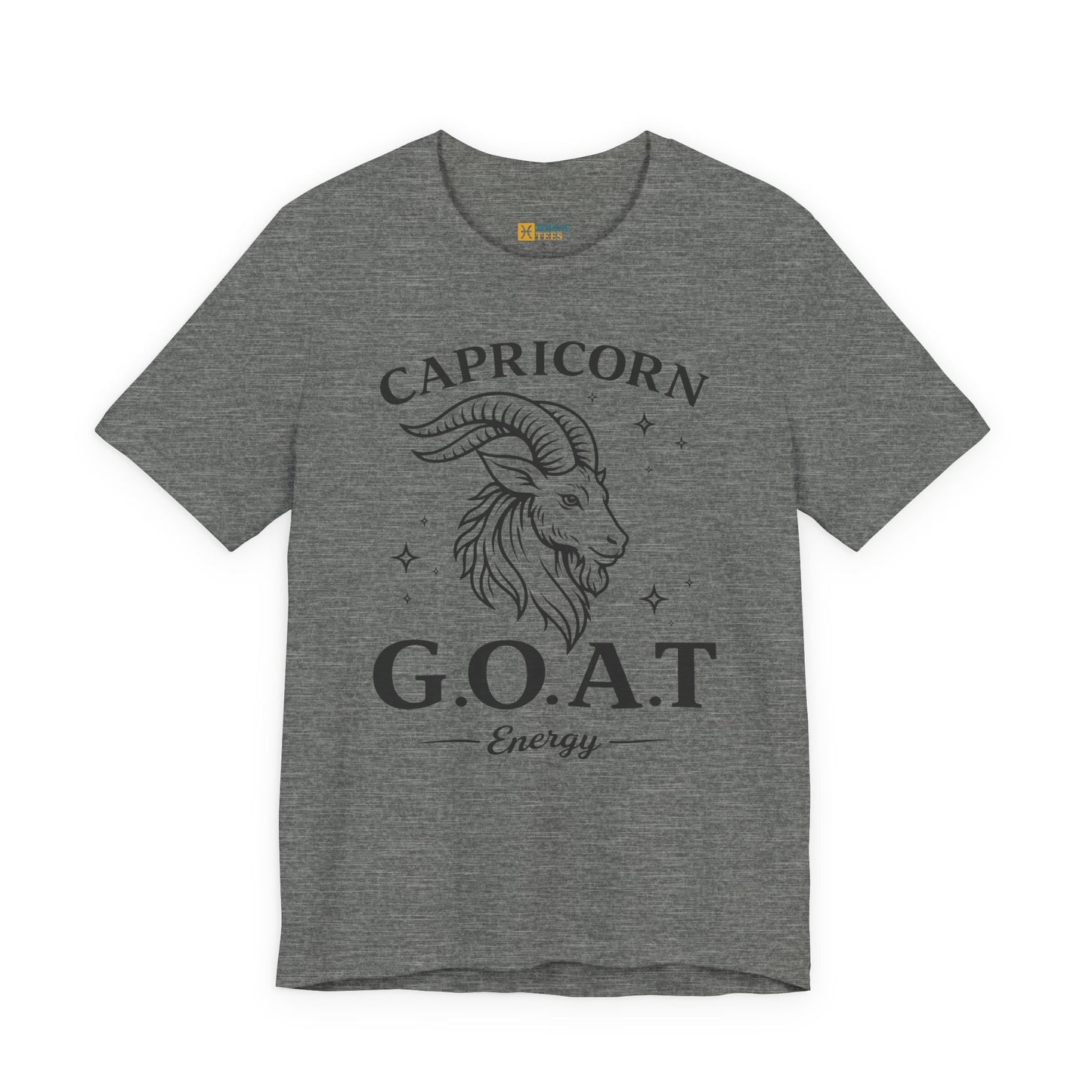 Capricorn G.O.A.T Energy T-Shirt – Greatest of All Time Zodiac Tee