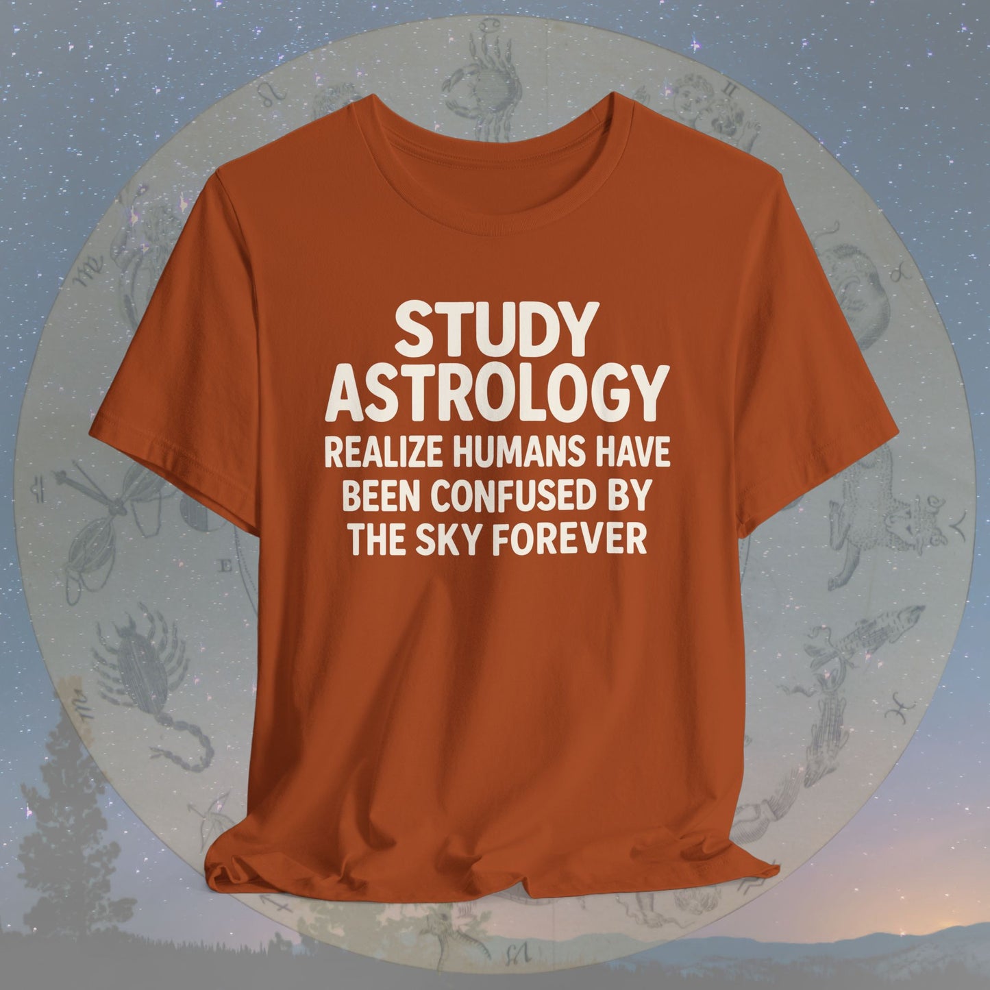 Study Astrology Confused by the Sky T-Shirt