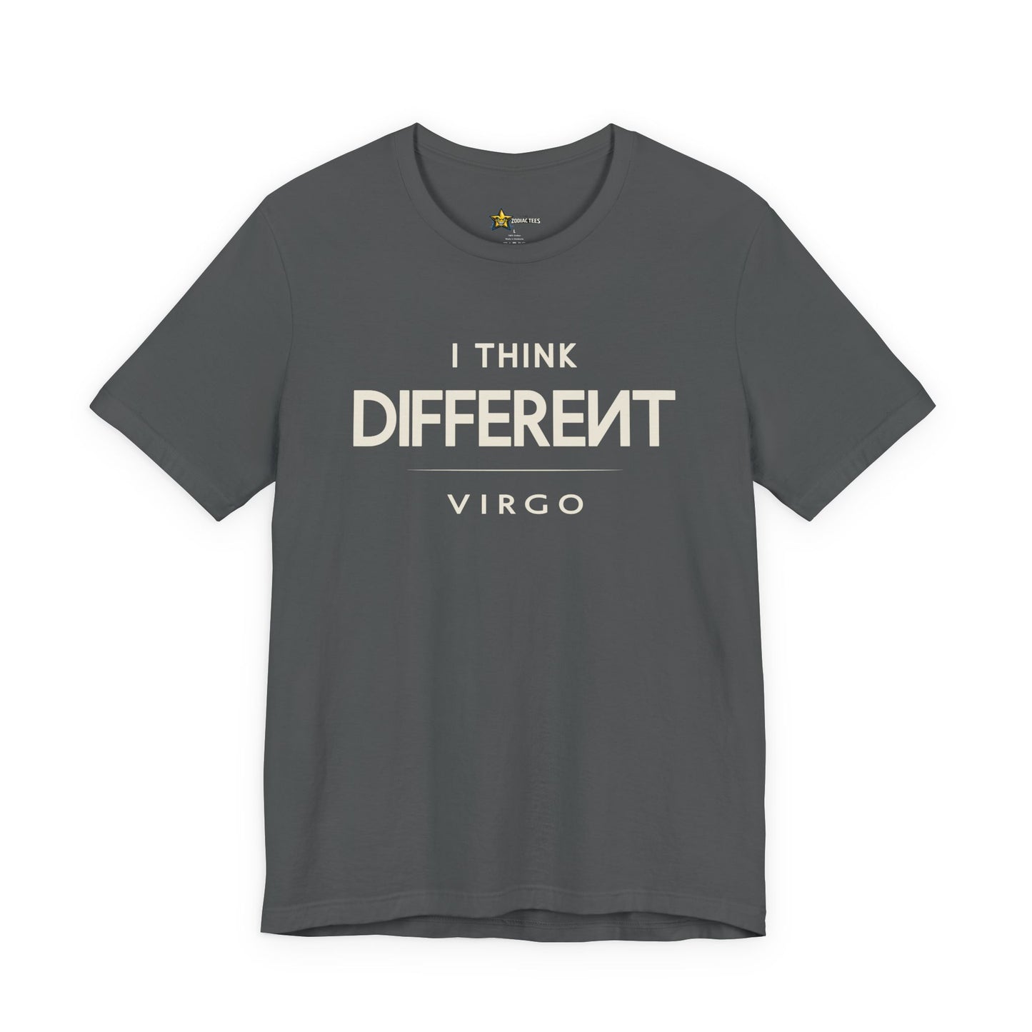 Virgo Analytical Zodiac T-Shirt – Think Different Tee