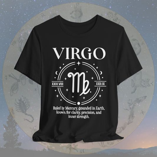 Classic Virgo Zodiac Sign T-Shirt
