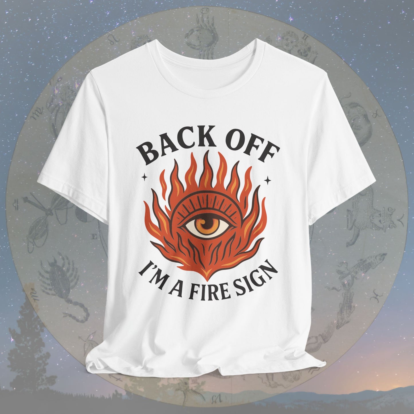 Fiery Attitude Fire Sign T-Shirt