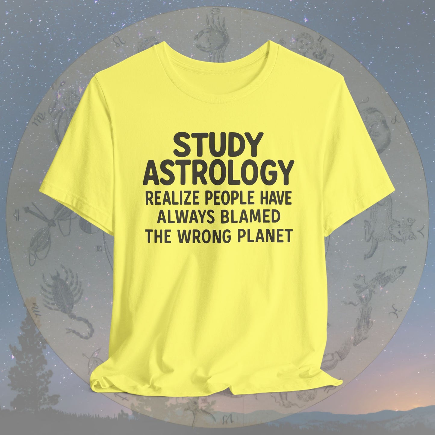 Study Astrology Wrong Planet T-Shirt
