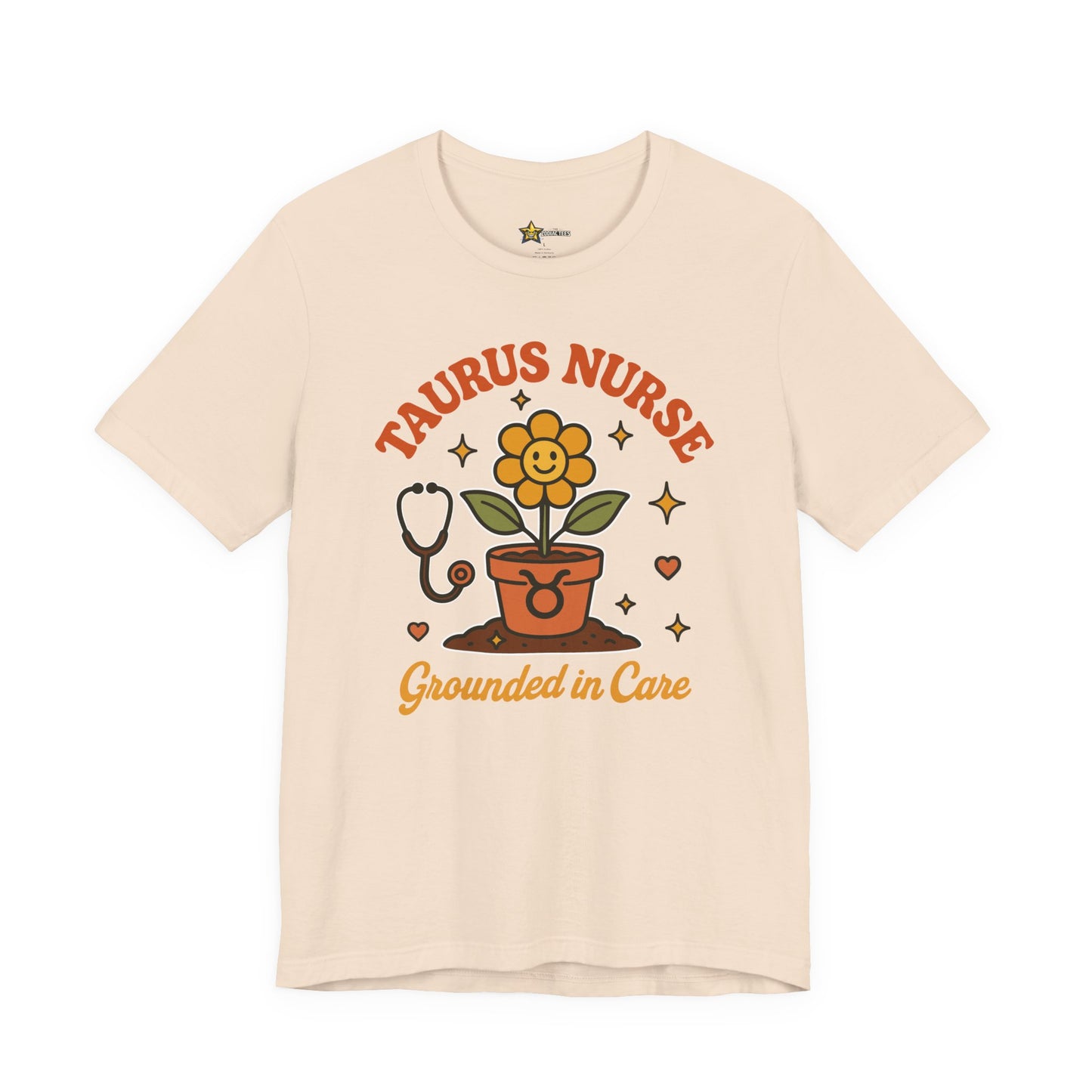 Taurus Nurse Tee T-Shirt – Grounded Care Energy Tee