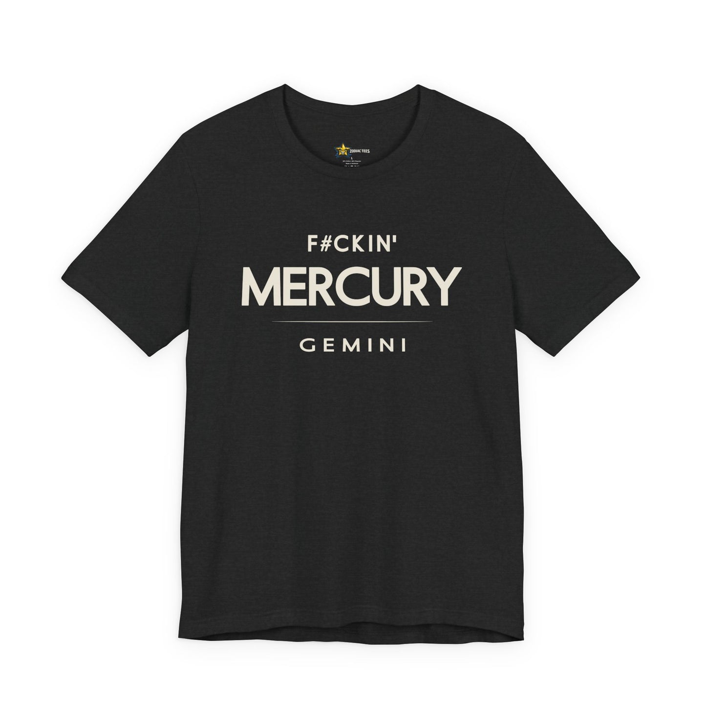 Gemini Bold Attitude T-Shirt – F#ckin’ Mercury Zodiac Tee