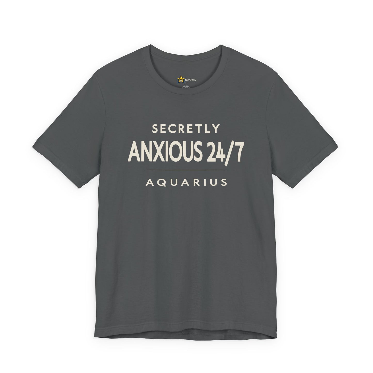 Aquarius Secretly Anxious T-Shirt