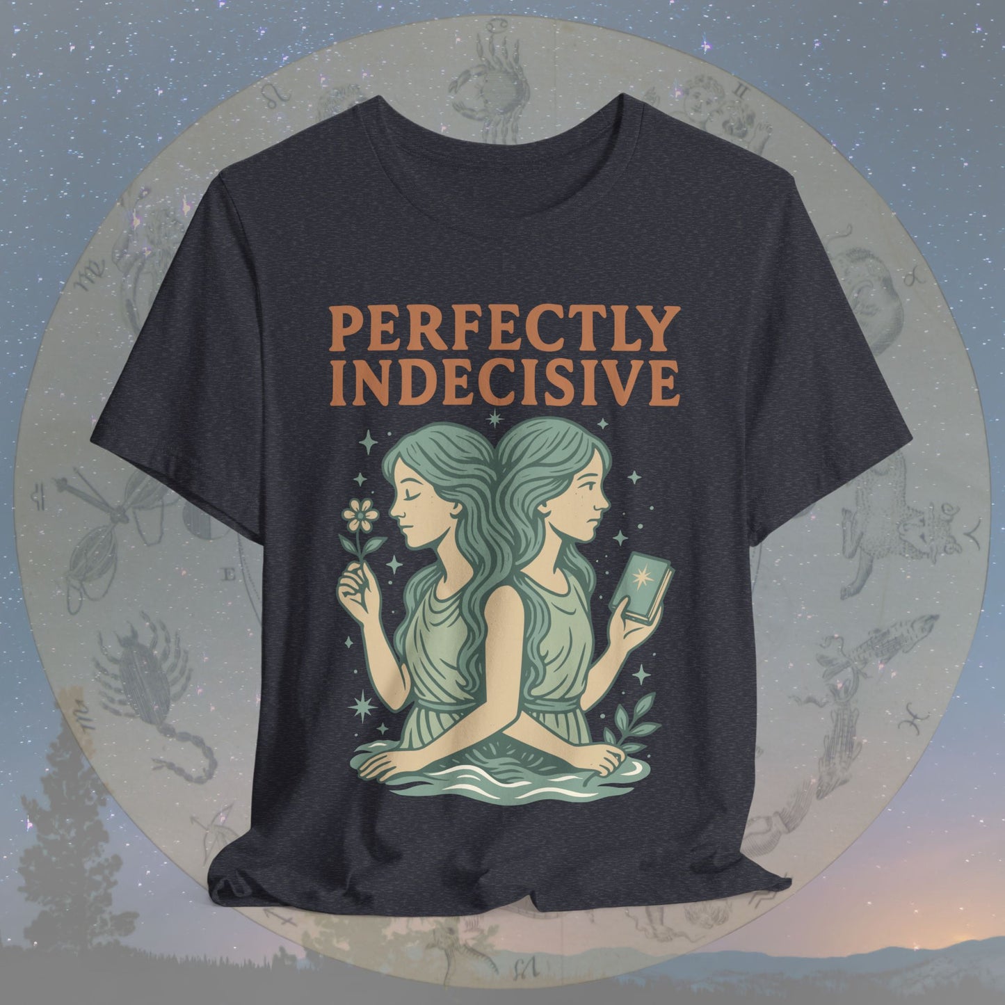 Charming Perfectly Indecisive Gemini T-Shirt