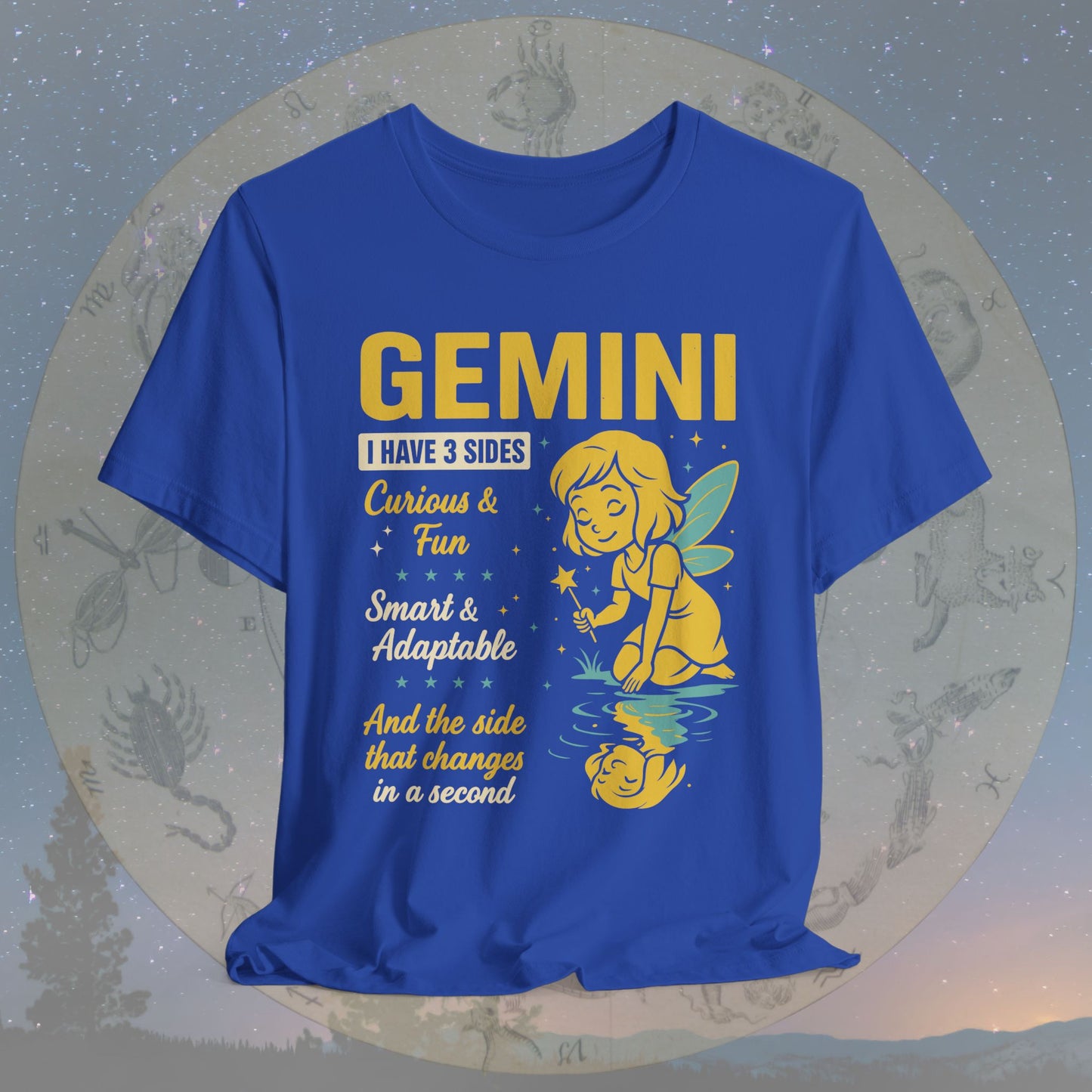 I Have 3 Sides – Playful Spirit Gemini T-Shirt