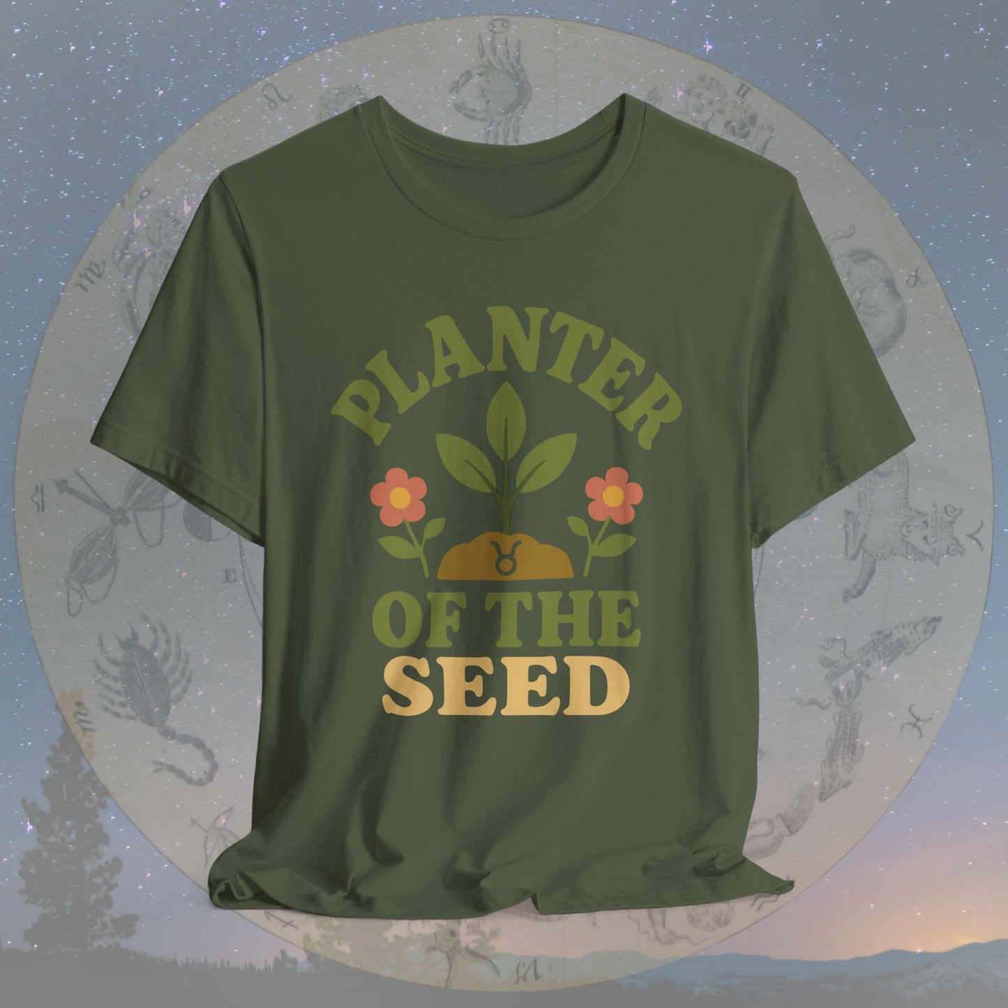 Planter of the Seed – Zodiac Couple Taurus T-Shirt
