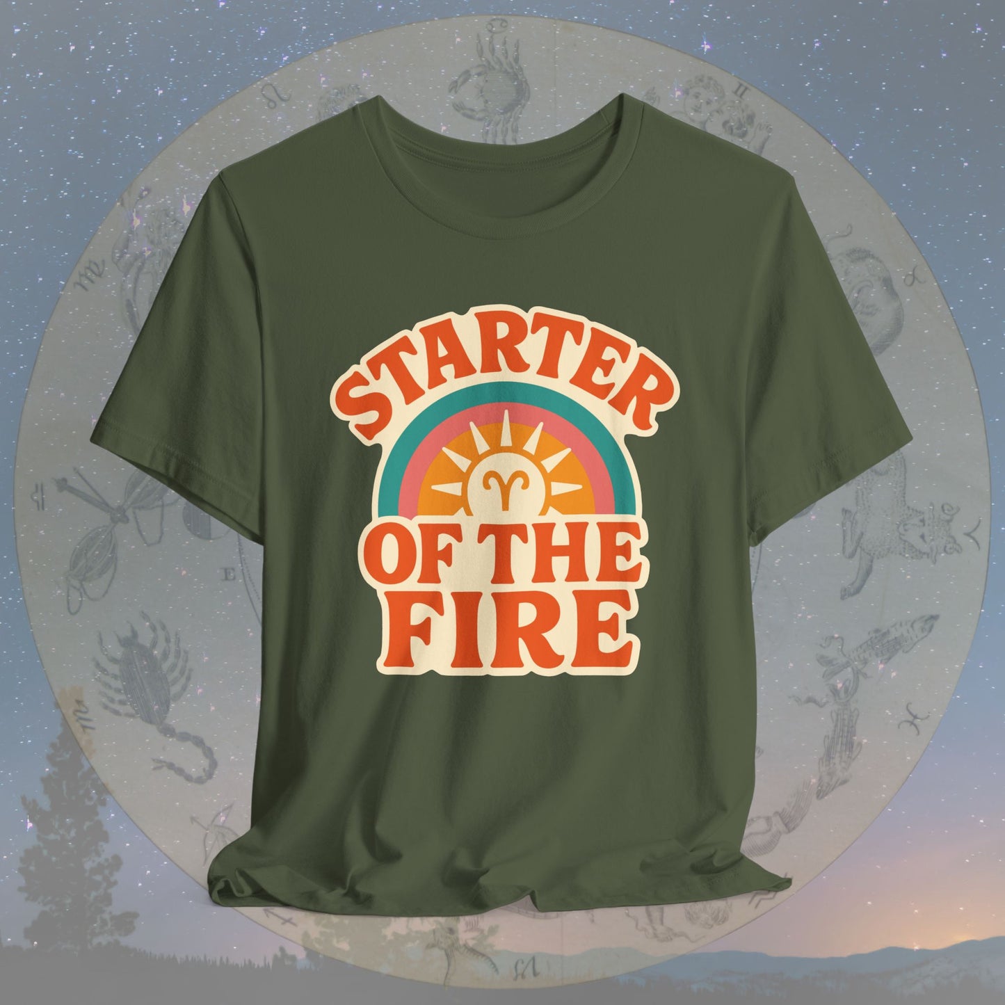Starter of the Fire – Zodiac Couple Aries T-Shirt