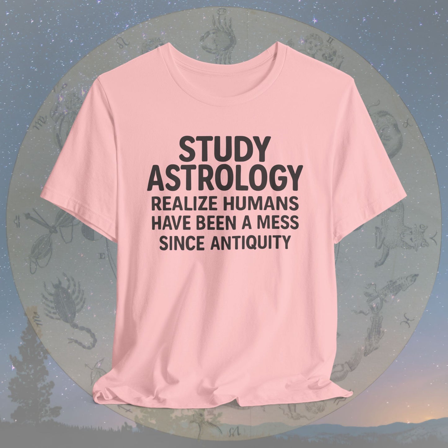 Funny Human Mess Astrology T-Shirt