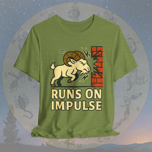 Funny Aries Impulse Driven T-Shirt