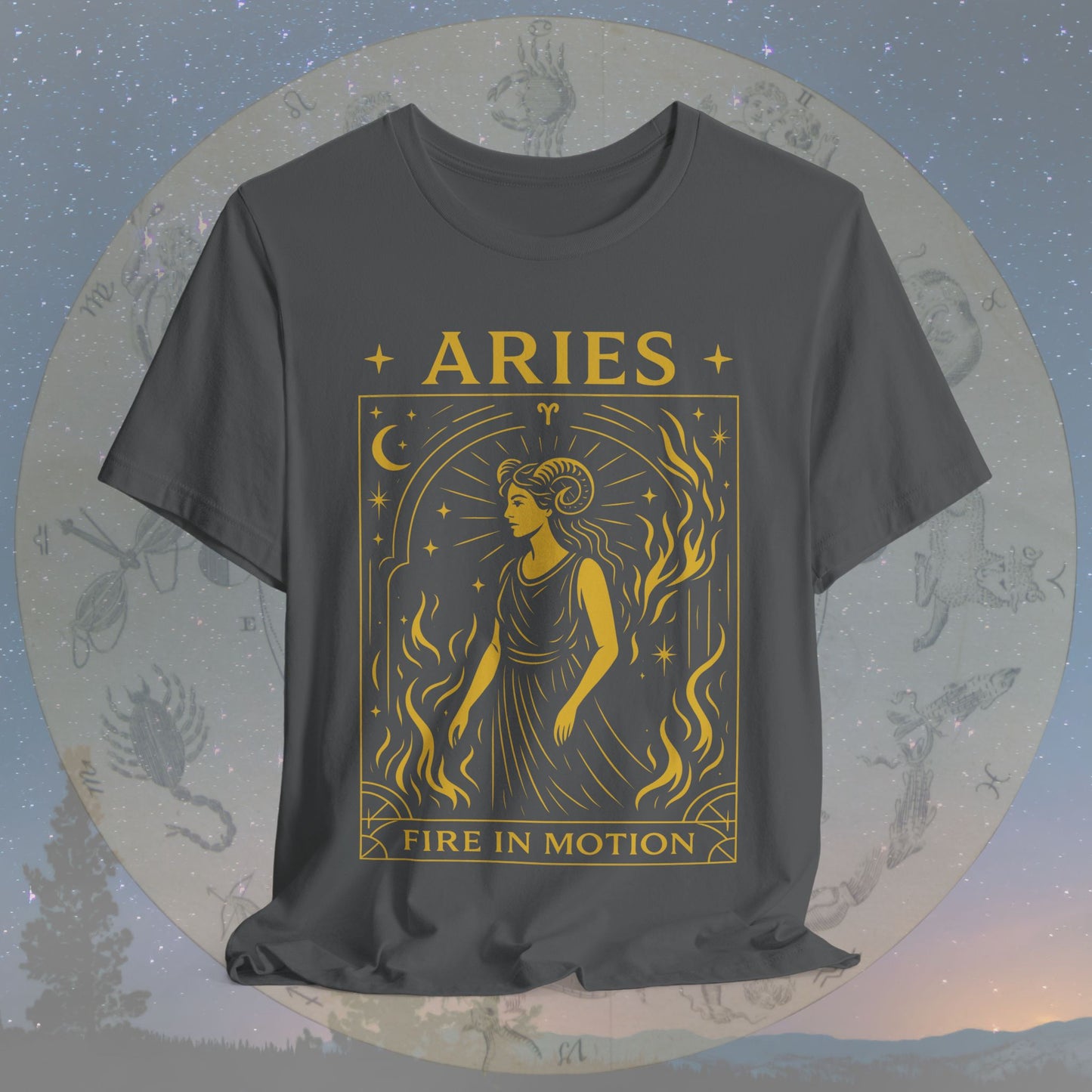 Bold Fire in Motion Aries T-Shirt