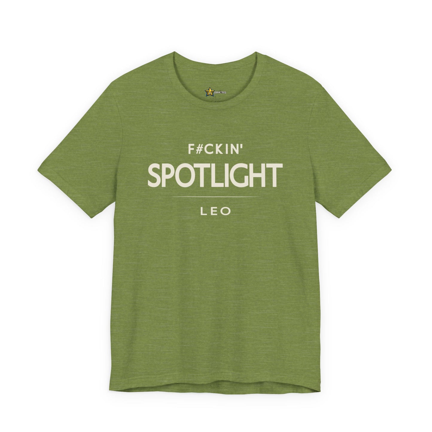 Leo Bold Zodiac T-Shirt – F#ckin’ Spotlight Tee