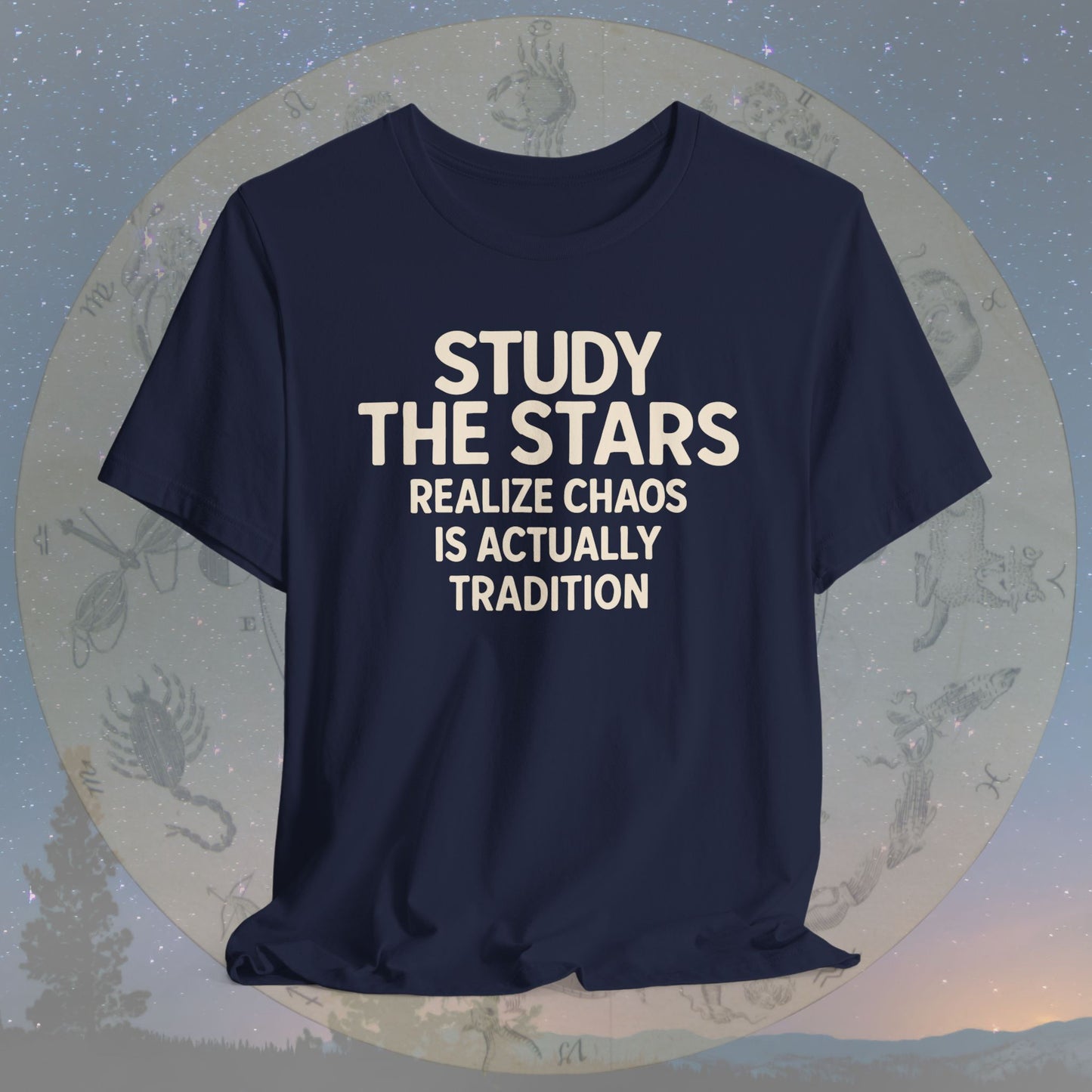 Study the Stars Chaos Tradition T-Shirt