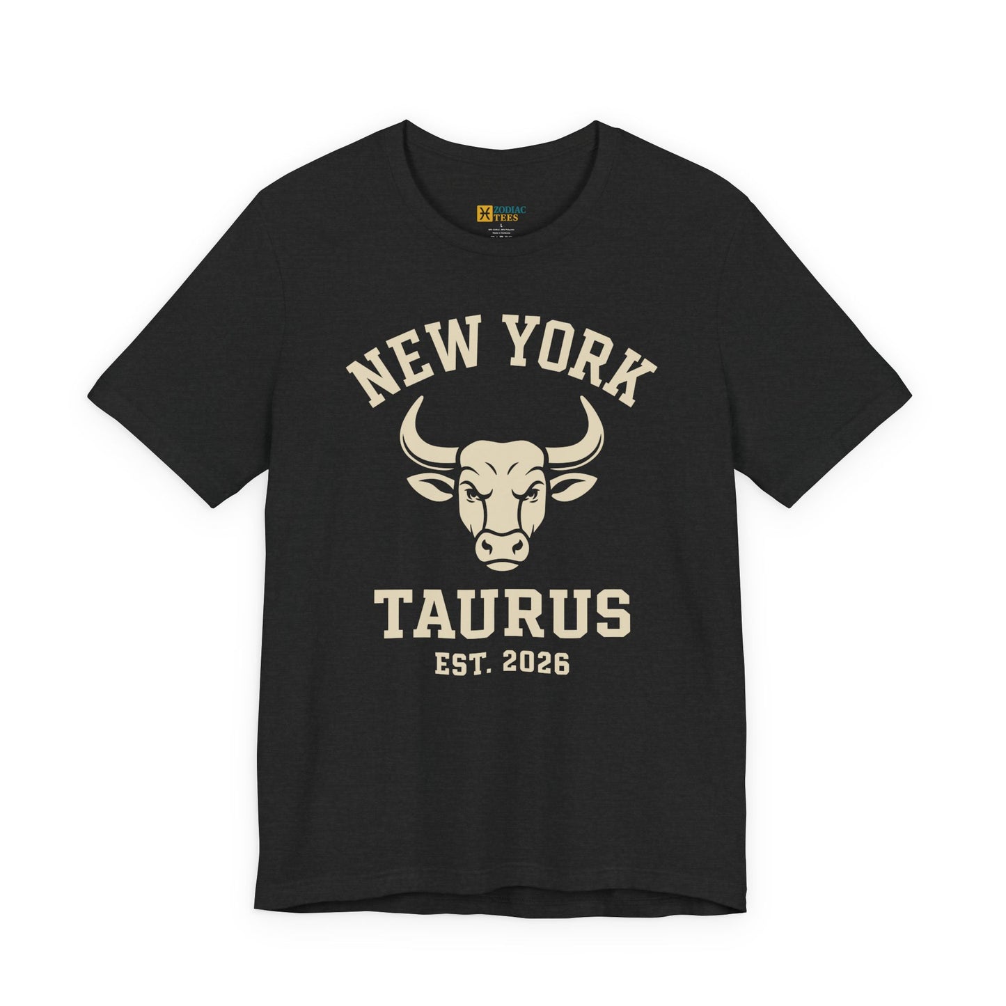 Taurus Varsity T-Shirt – New York Zodiac Bull Tee