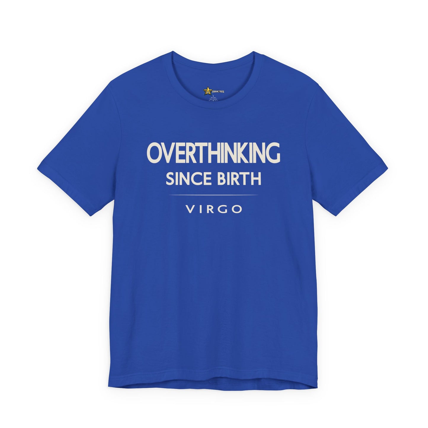 Virgo Clean Minimal T-Shirt – Overthinking Mindset Tee