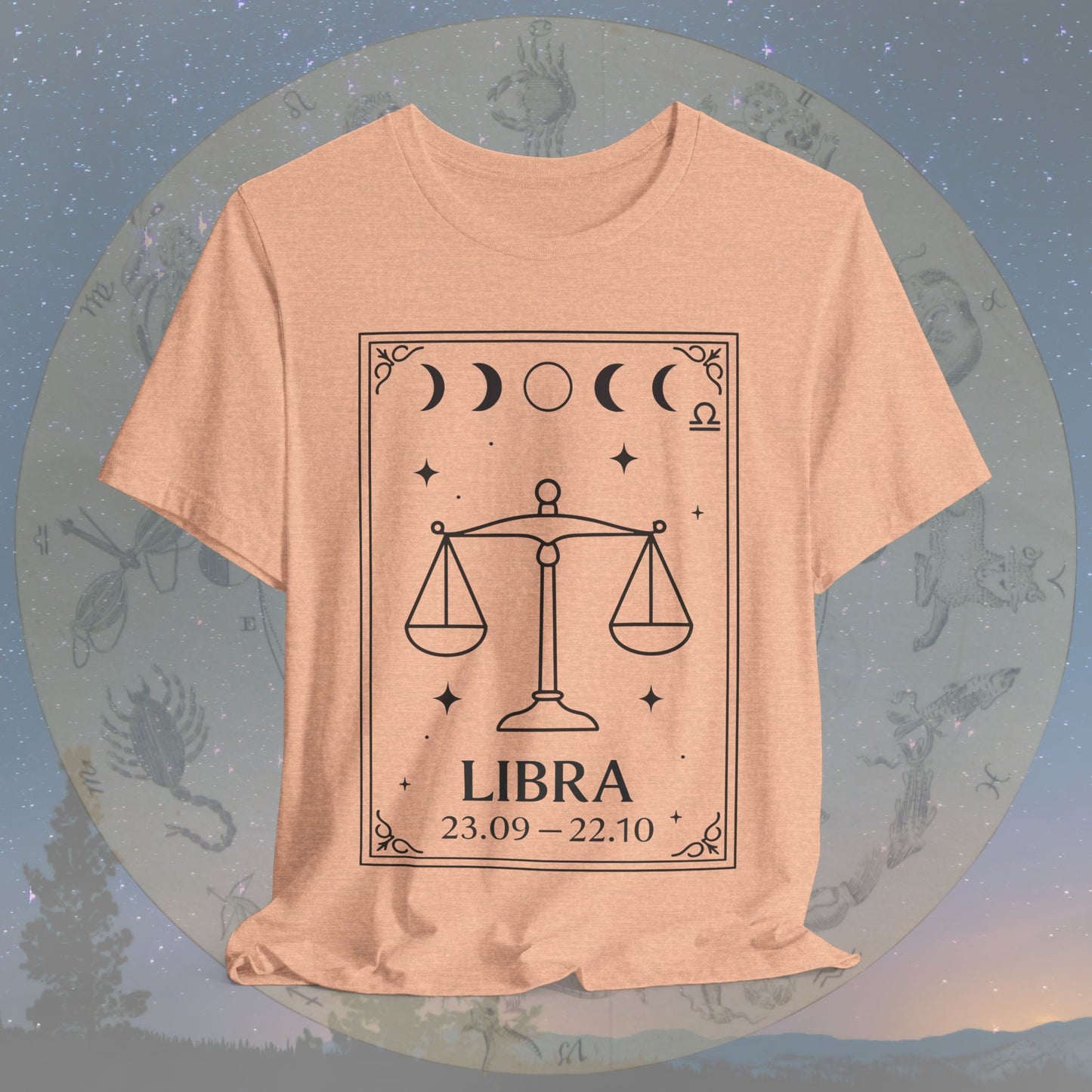 Minimalist Libra Zodiac T-Shirt