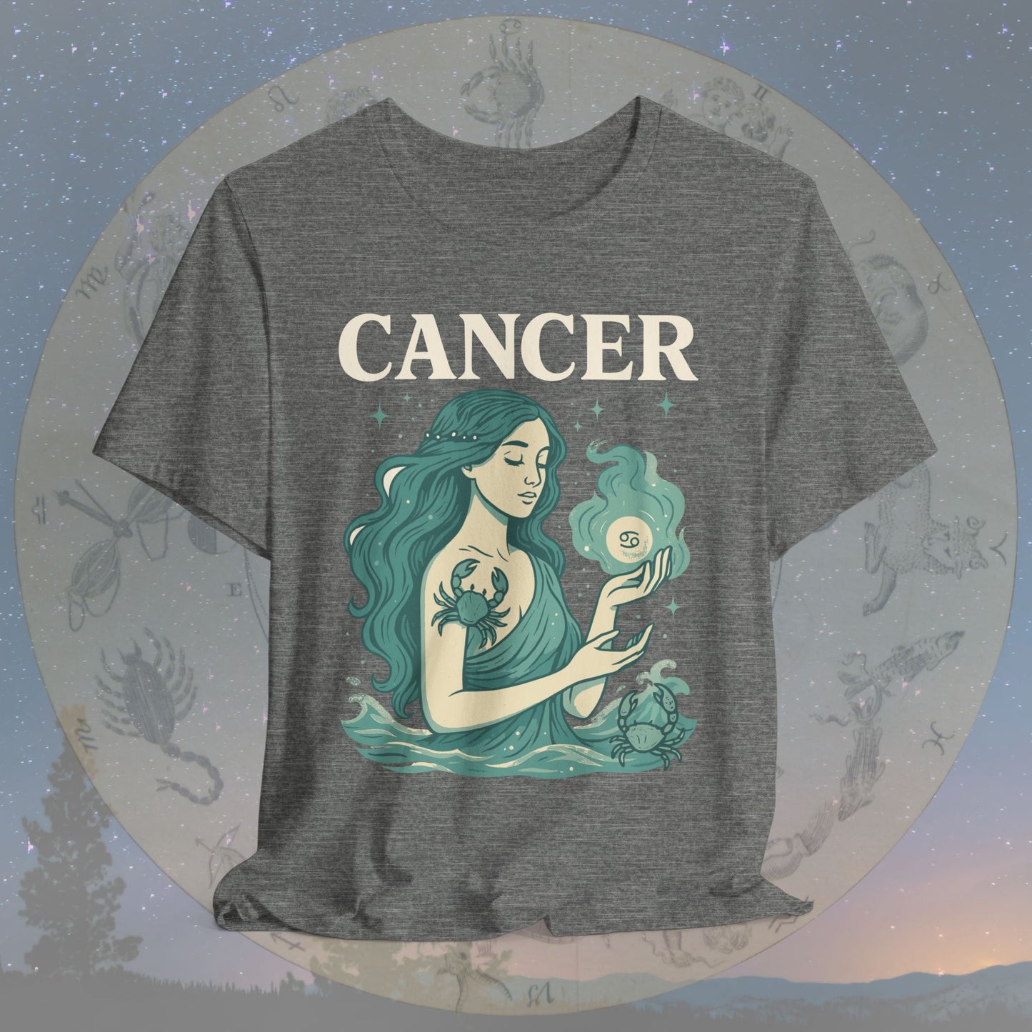 Calm Within the Waves Cancer T-Shirt
