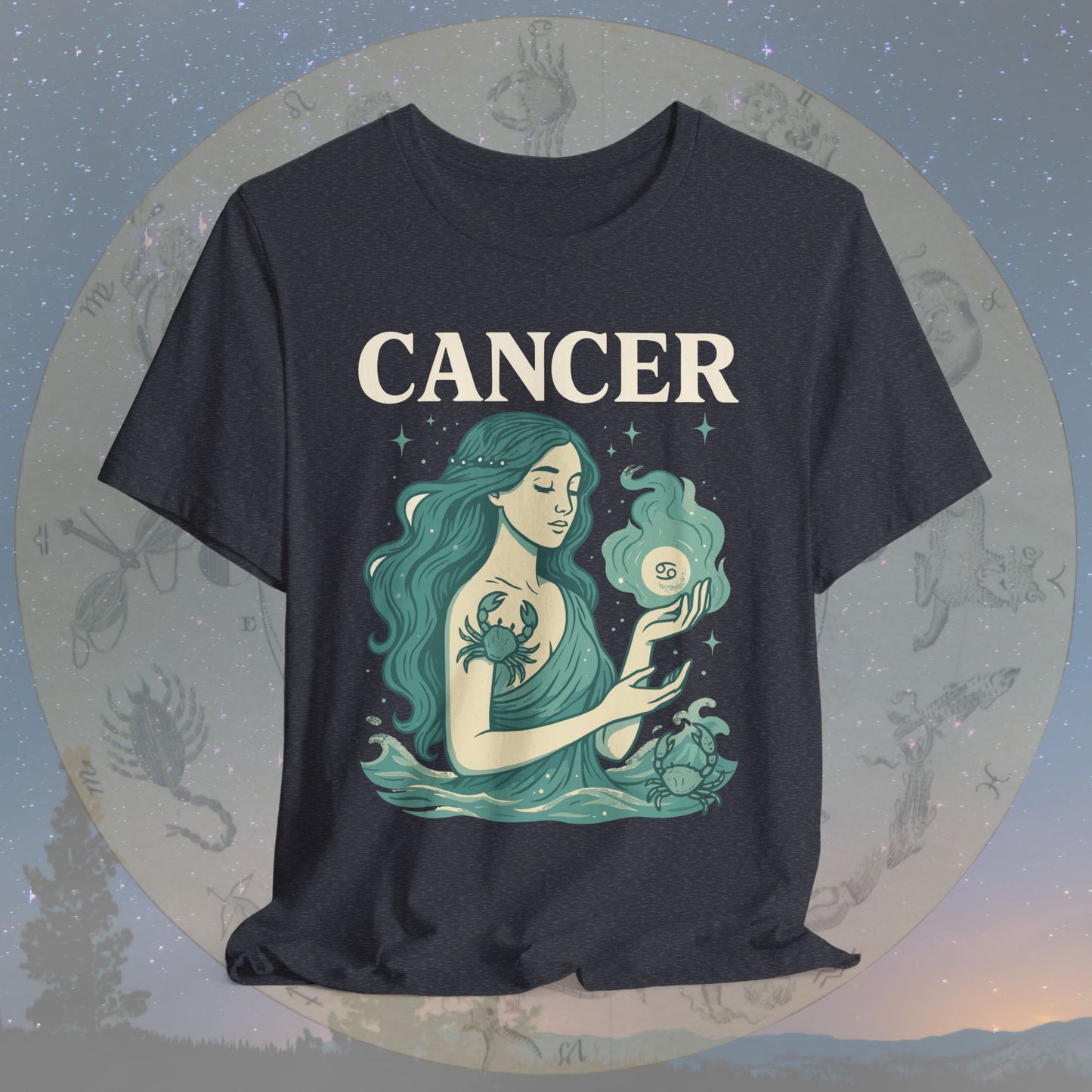 Calm Within the Waves Cancer T-Shirt