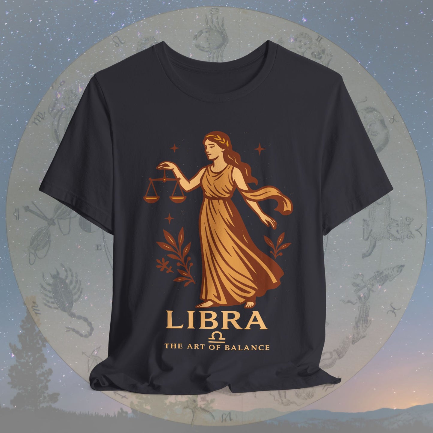 Elegant Art of Balance Libra T-Shirt