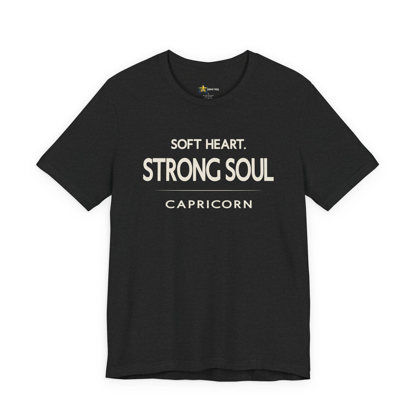 Capricorn Confident Zodiac T-Shirt – Strong Soul Attitude Tee