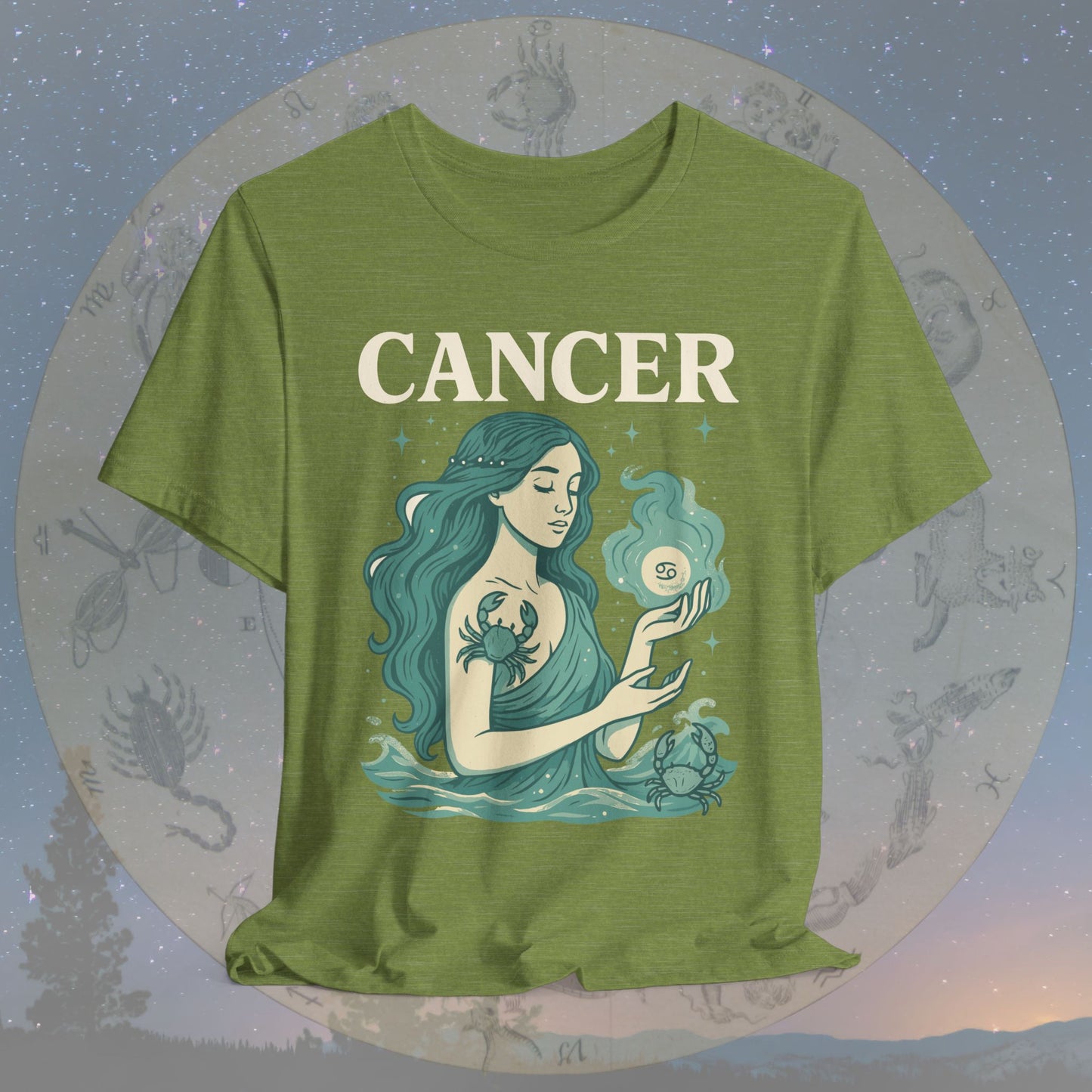 Calm Within the Waves Cancer T-Shirt