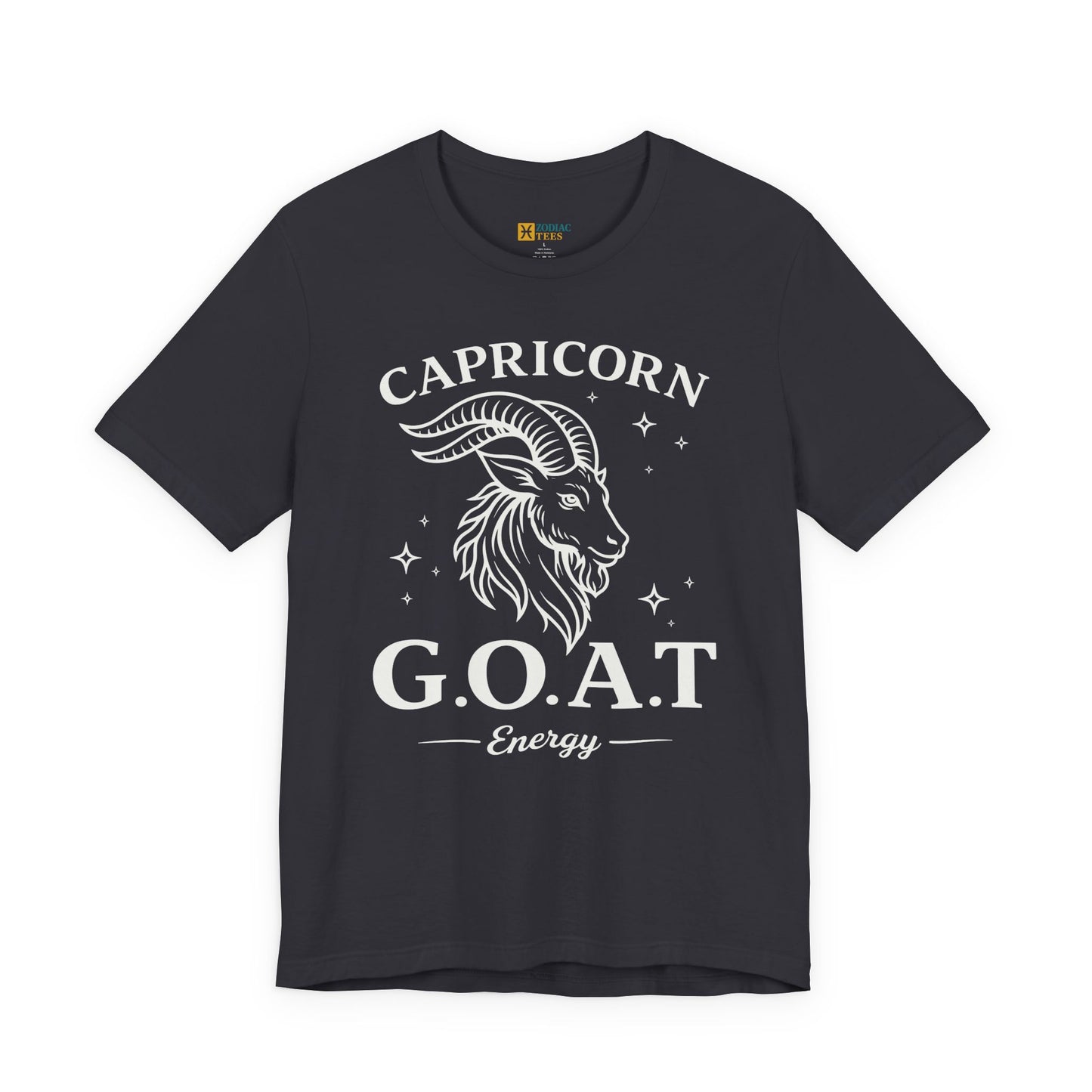 Capricorn G.O.A.T Energy T-Shirt – Greatest of All Time Zodiac Tee