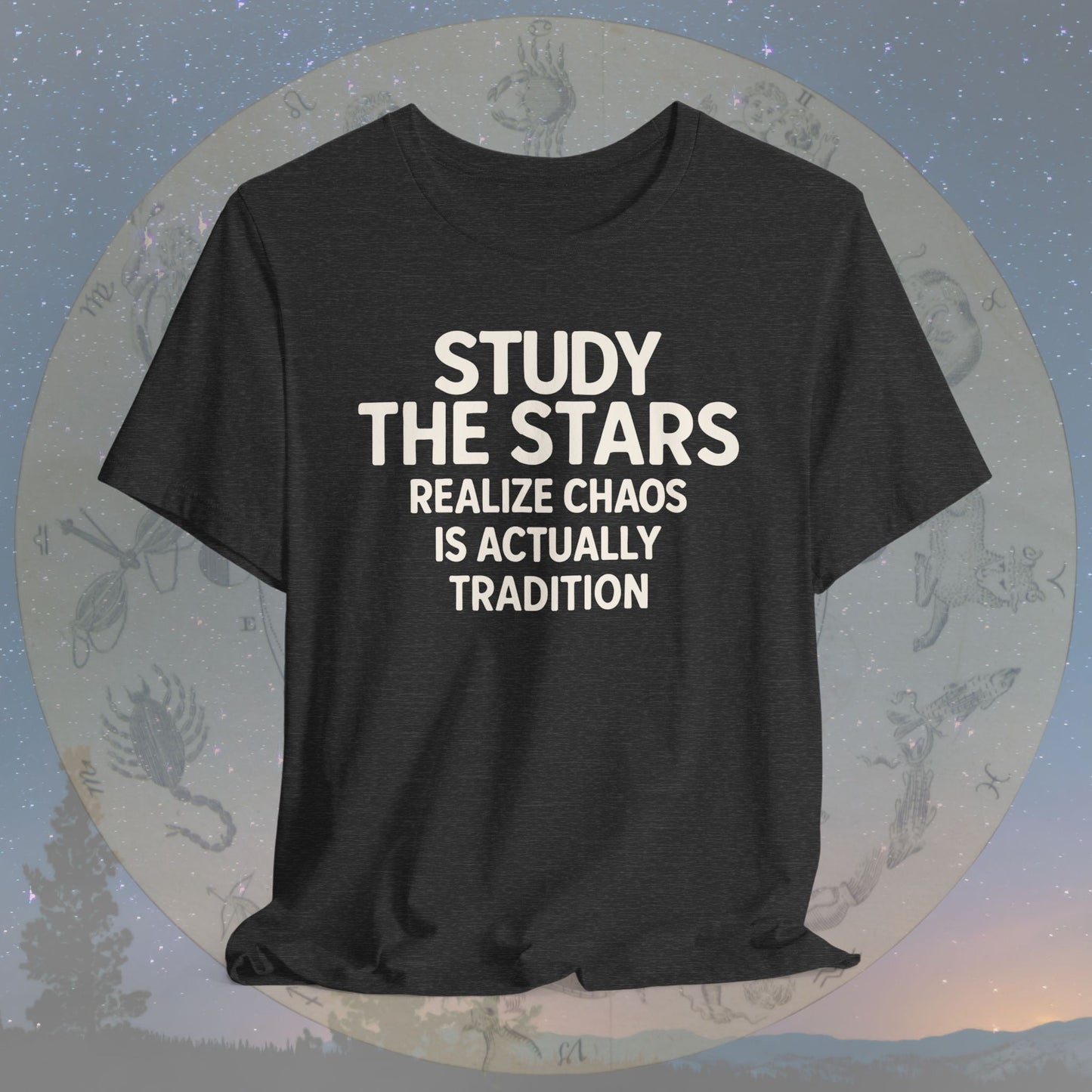 Study the Stars Chaos Tradition T-Shirt