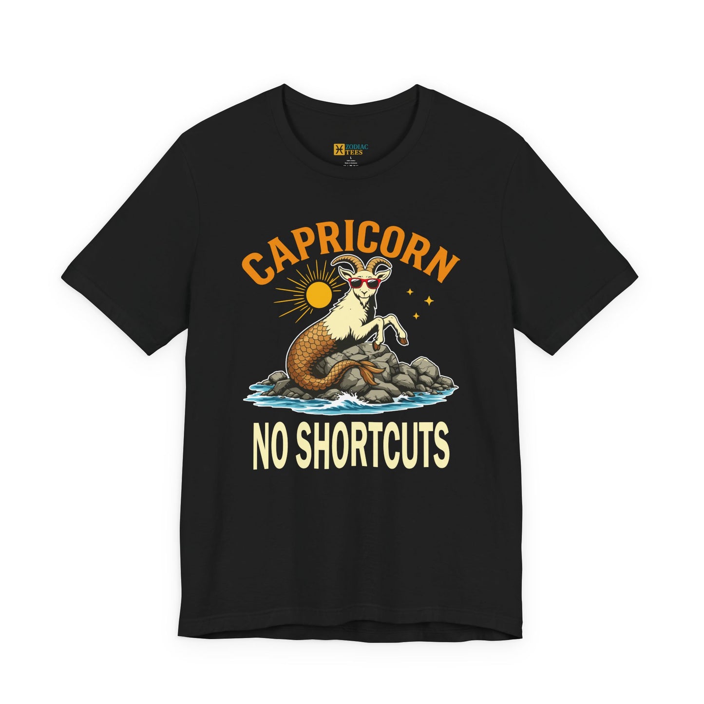Capricorn No Shortcuts T-Shirt – Sea Goat Energy Tee