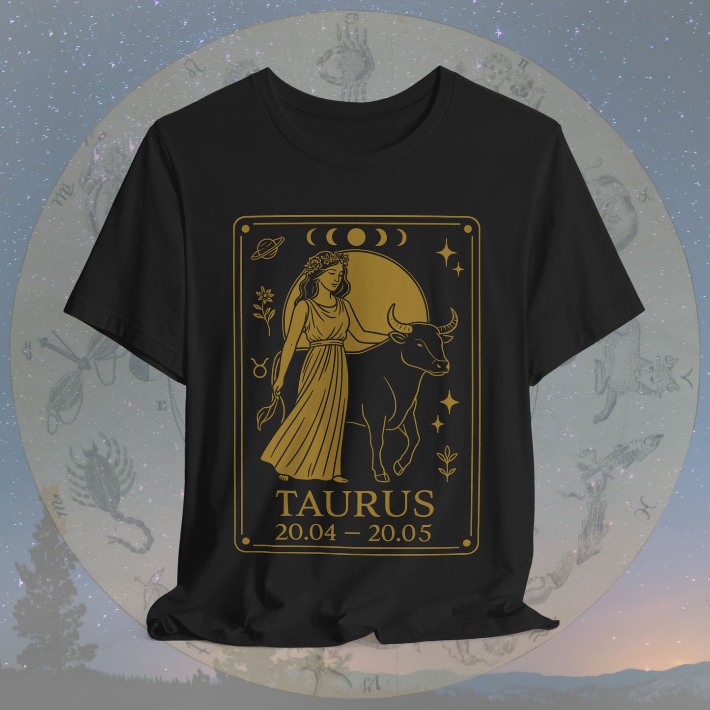 Mystic Earth Taurus Zodiac T-Shirt