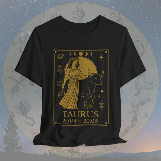 Mystic Earth Taurus Zodiac T-Shirt