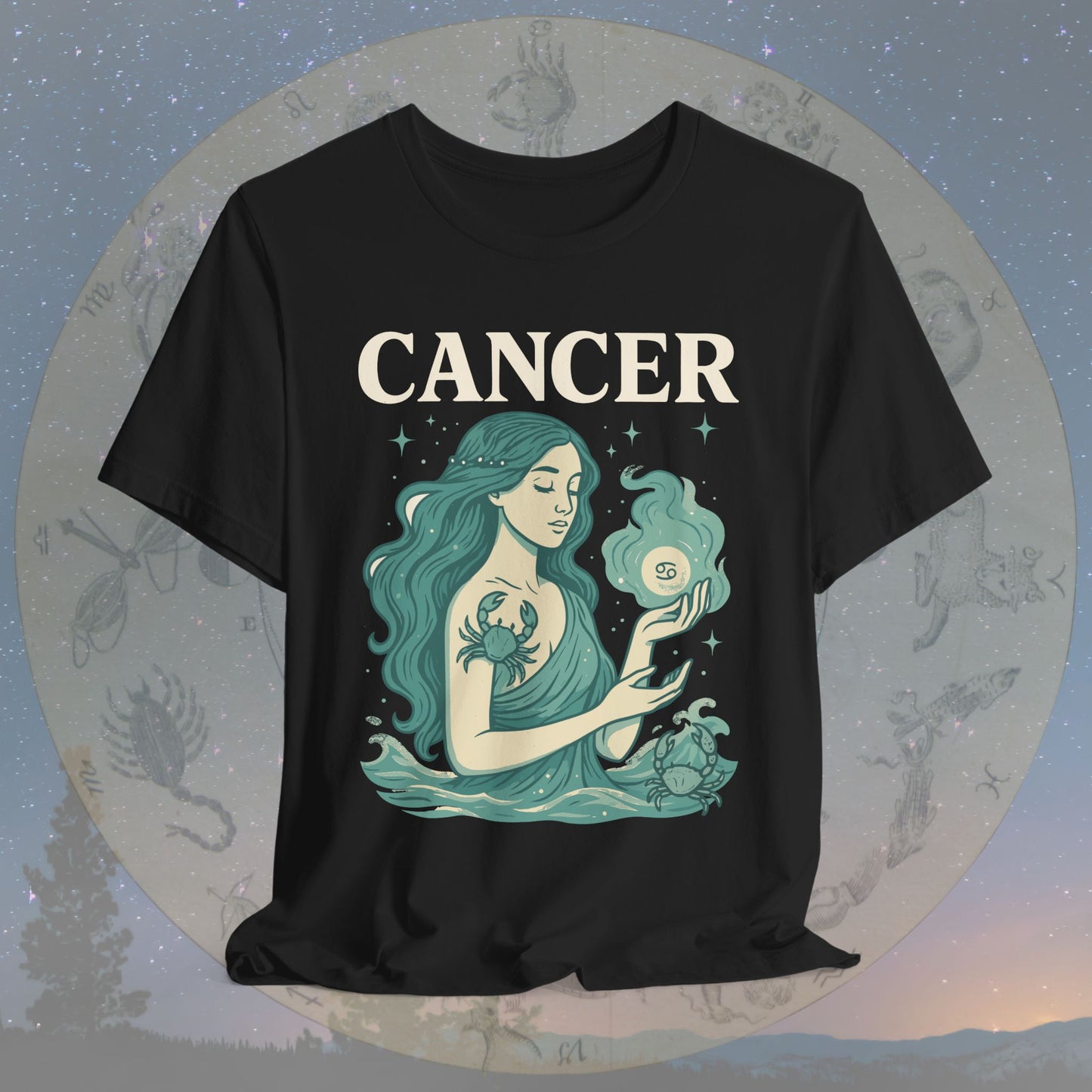 Calm Within the Waves Cancer T-Shirt