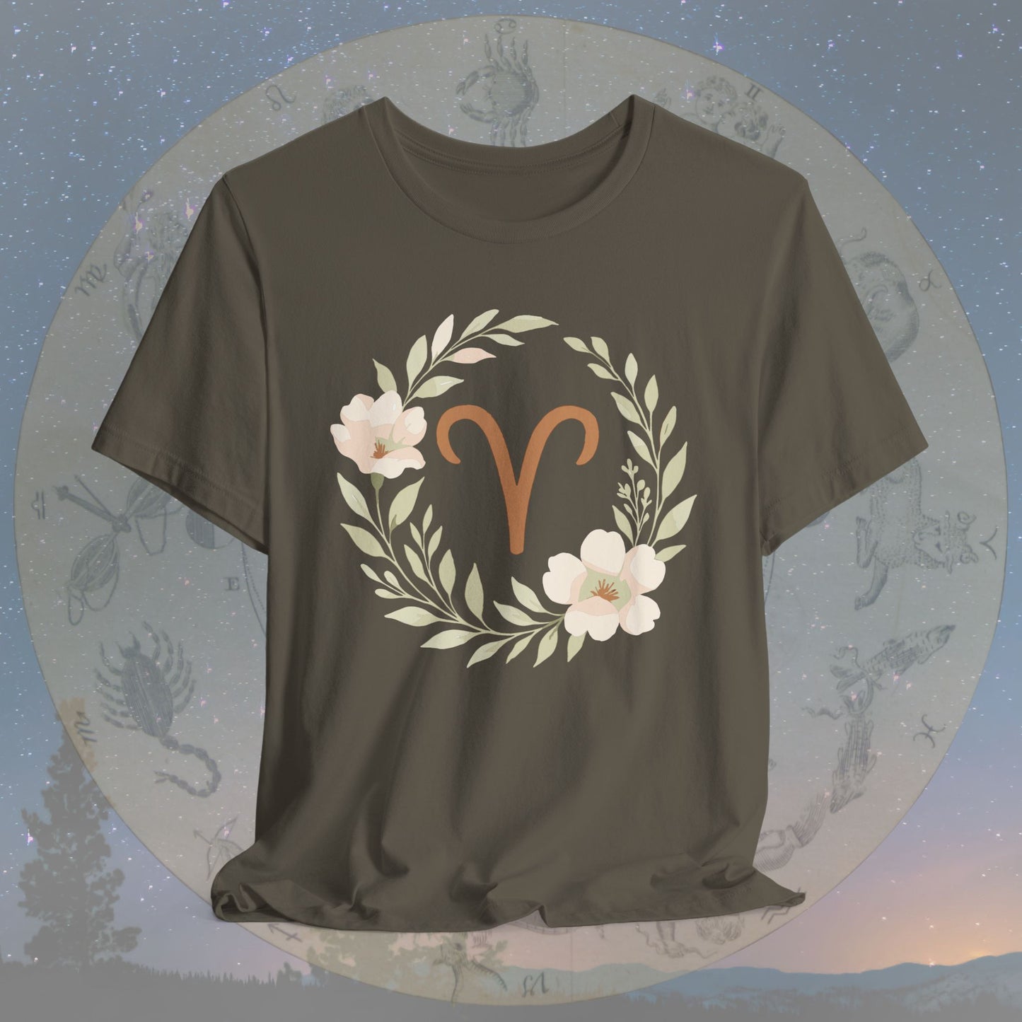 Bold Blooming Spirit Aries T-Shirt