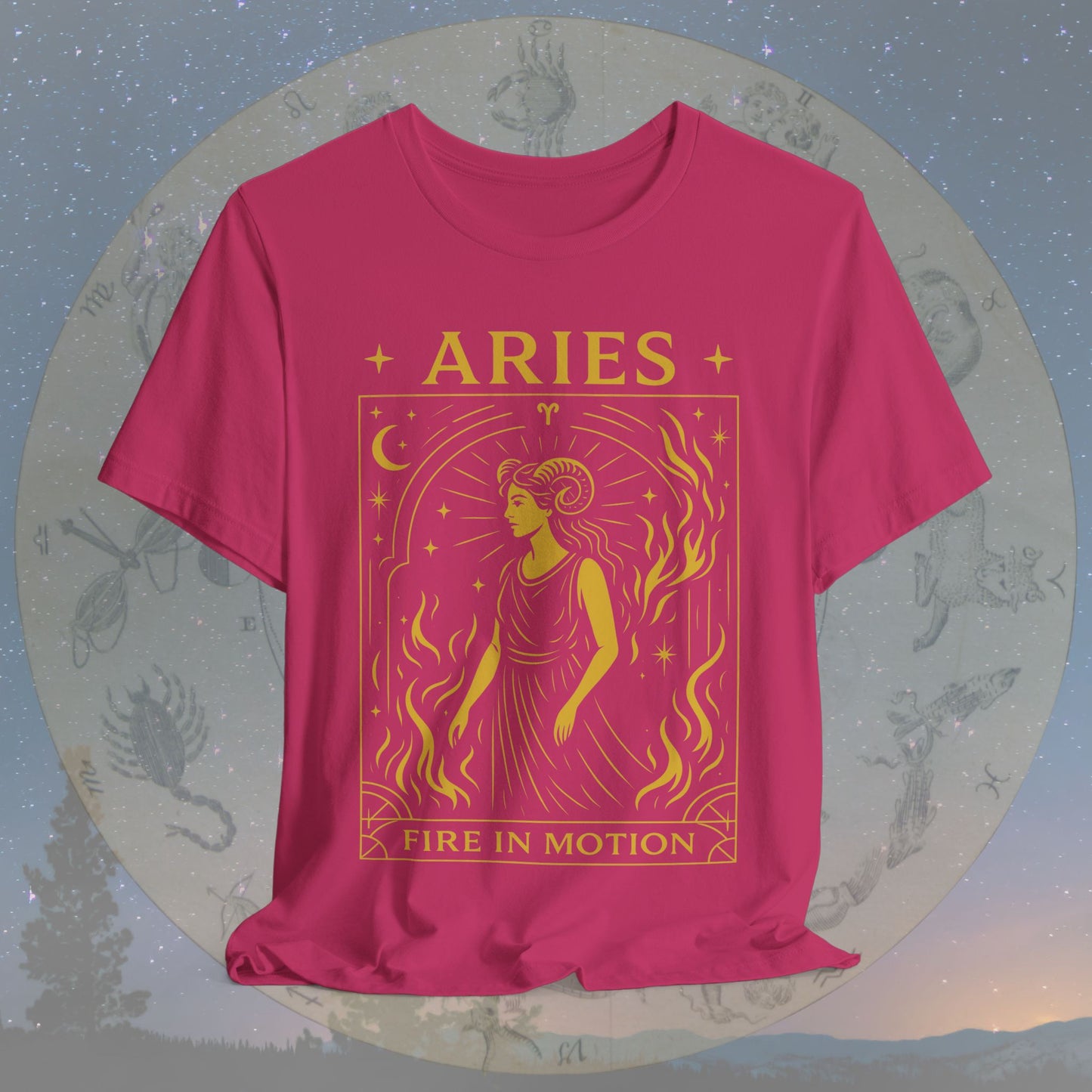 Bold Fire in Motion Aries T-Shirt