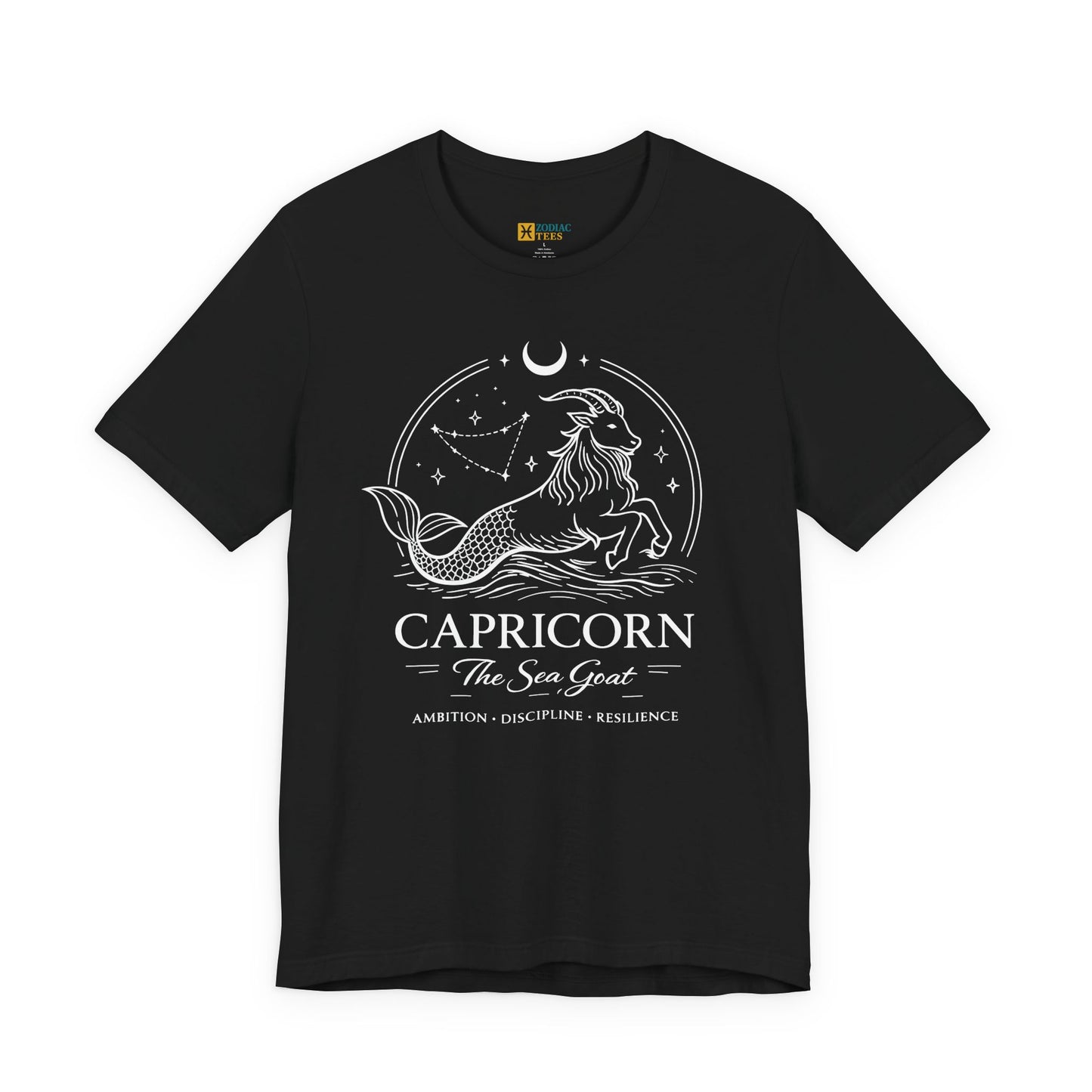 Capricorn Sea Goat T-Shirt – Elegant Astrology Zodiac Tee