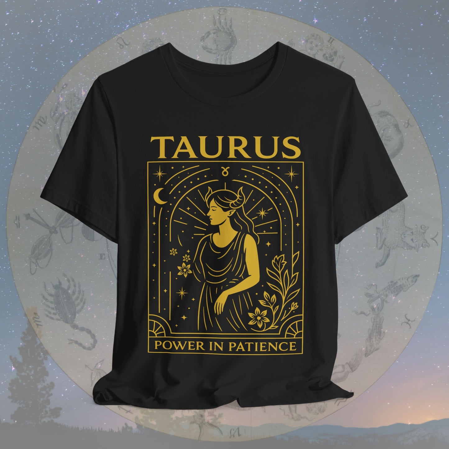 Grounded Power in Patience Taurus T-Shirt