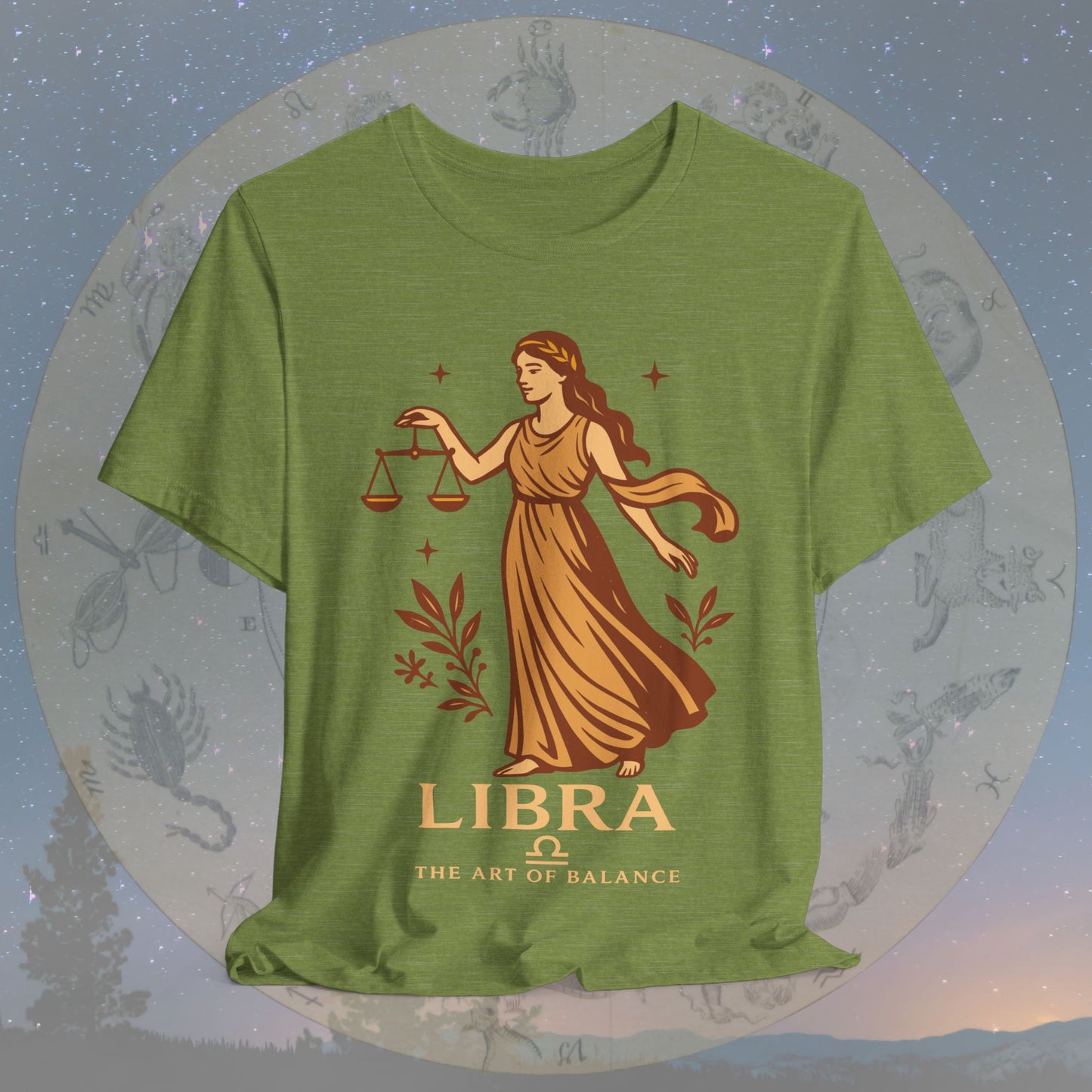Elegant Art of Balance Libra T-Shirt