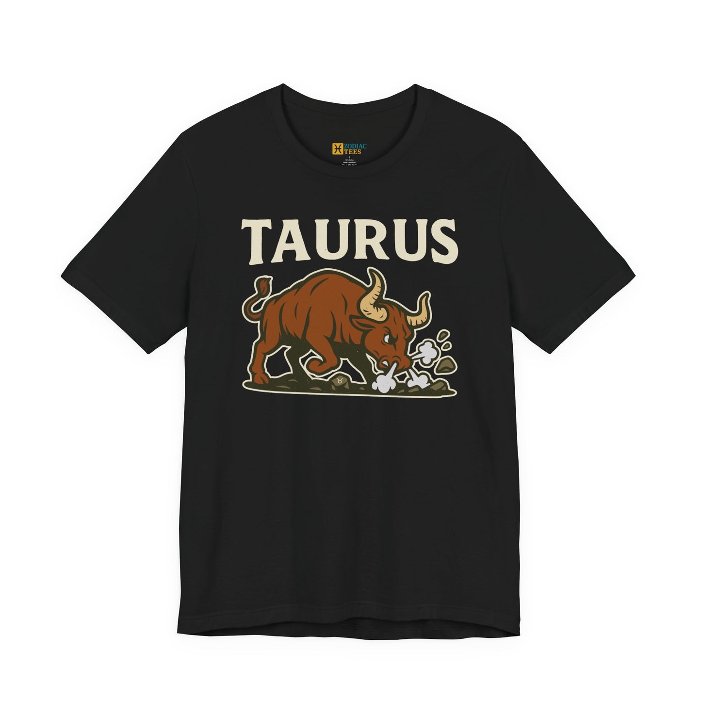 Taurus Strength T-Shirt – Bold Charging Bull Zodiac Tee