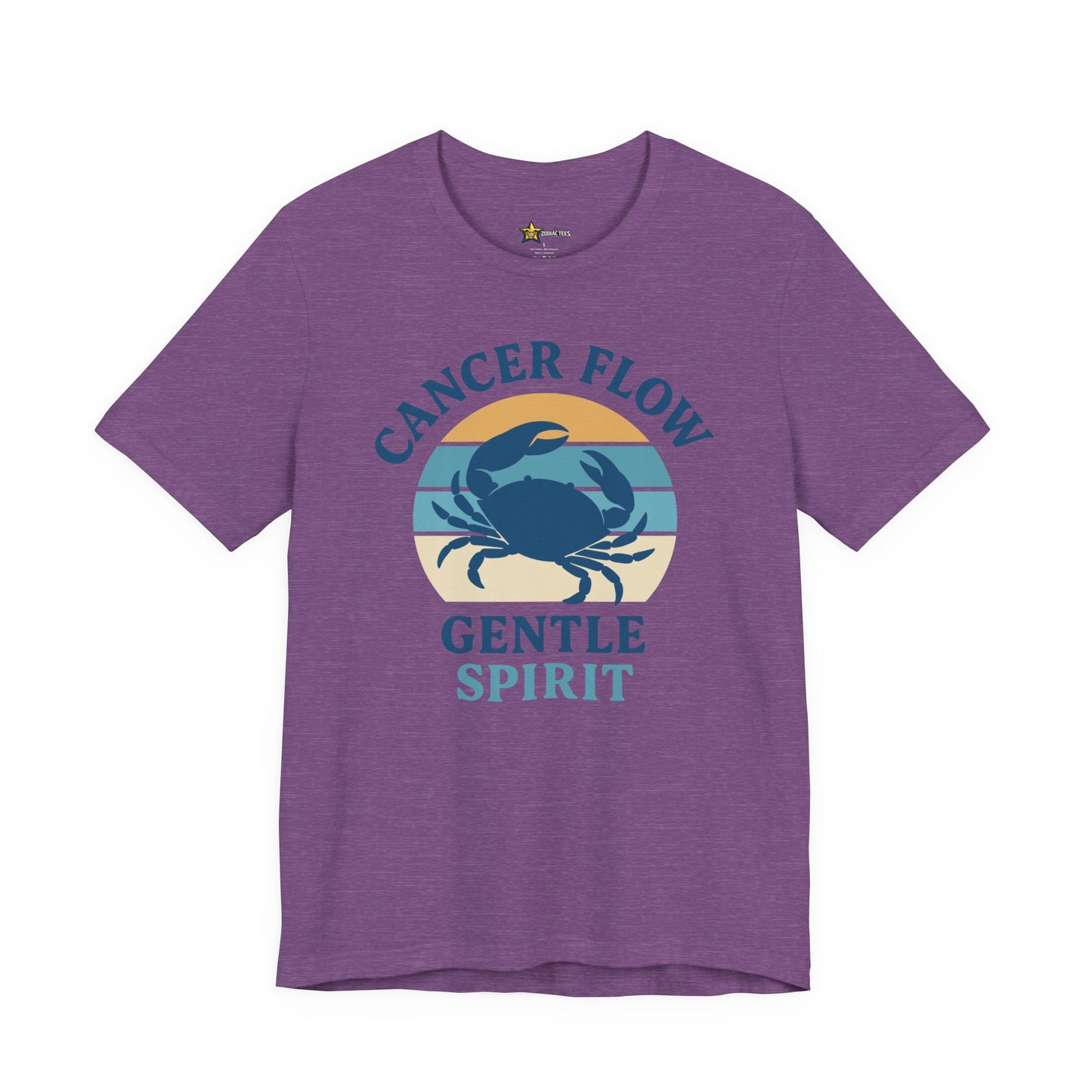 Cancer Retro Flow T-Shirt – Gentle Spirit Statement Tee