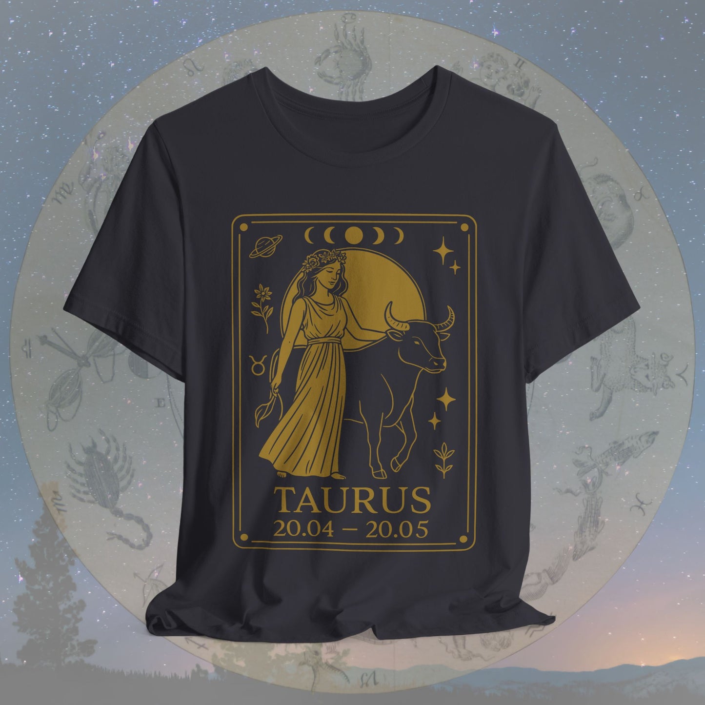 Mystic Earth Taurus Zodiac T-Shirt
