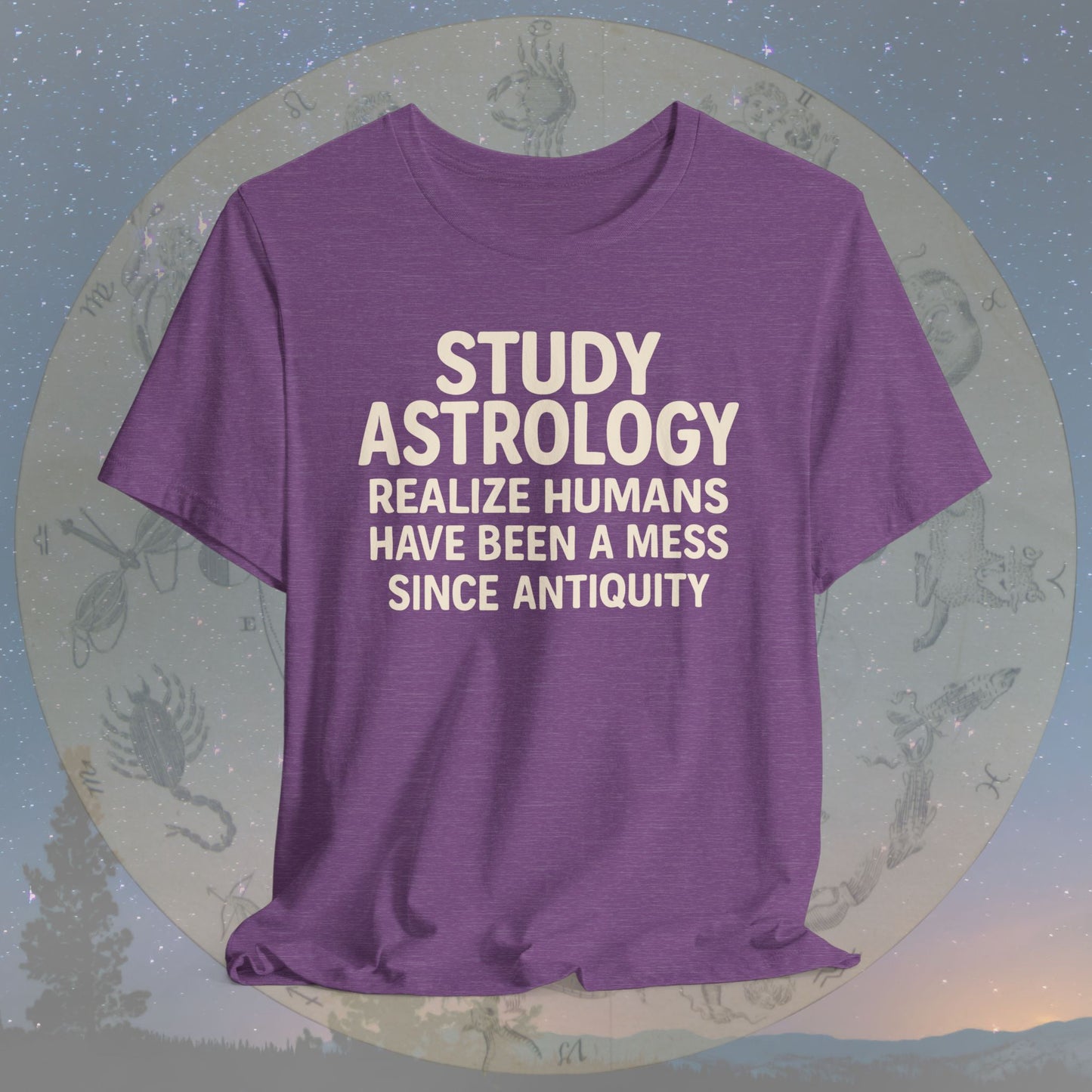 Funny Human Mess Astrology T-Shirt