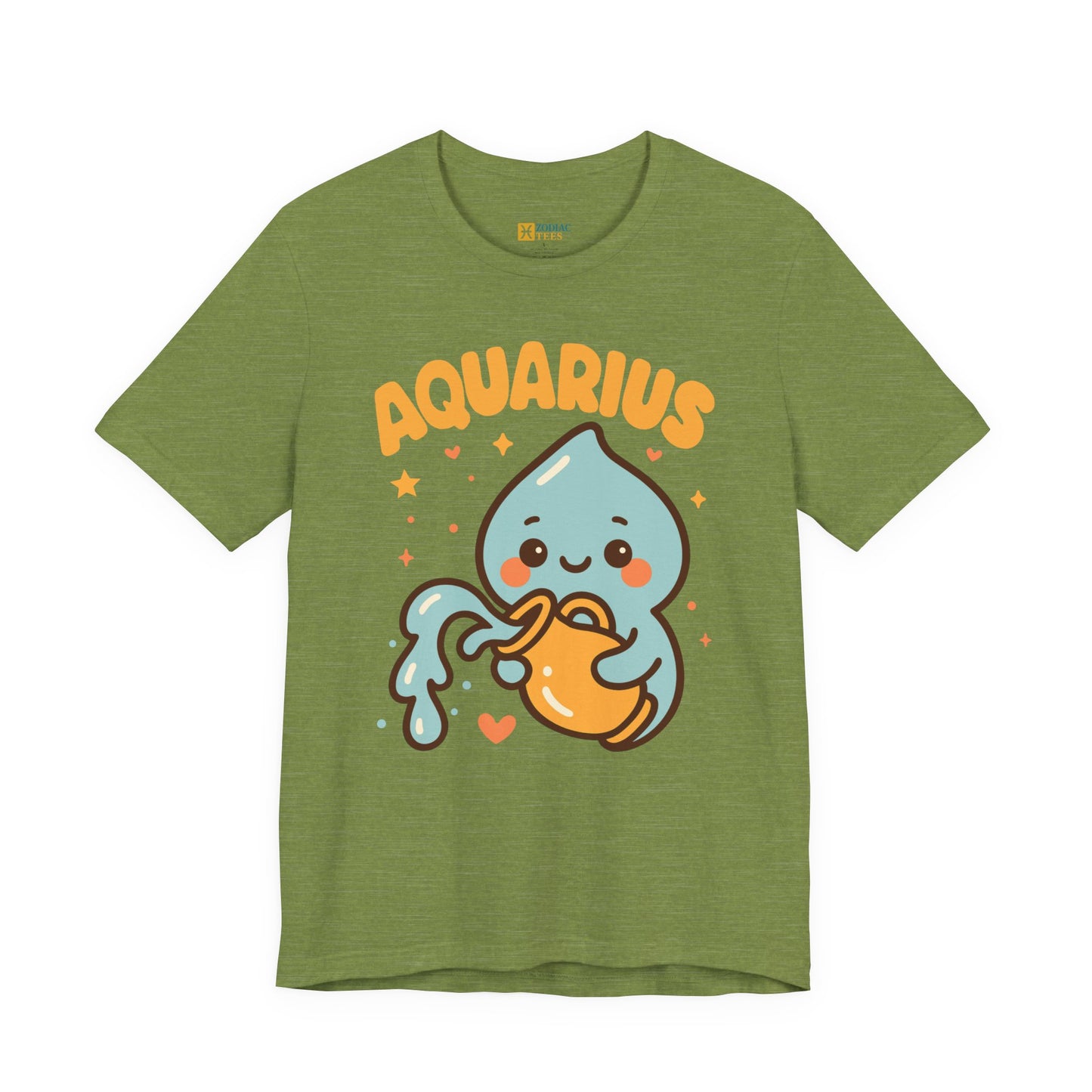 Aquarius Cute Water Bearer T-Shirt – Playful Zodiac Energy Tee