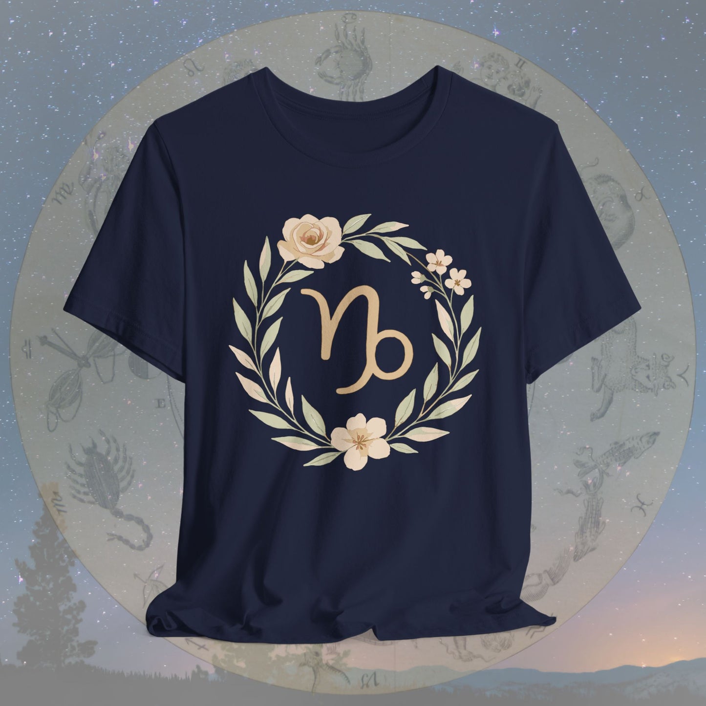 Elegant Earthly Grace Capricorn T-Shirt