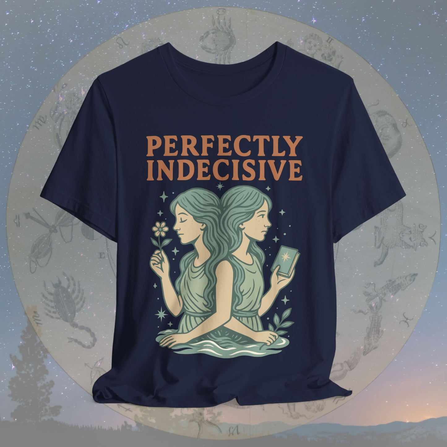 Charming Perfectly Indecisive Gemini T-Shirt