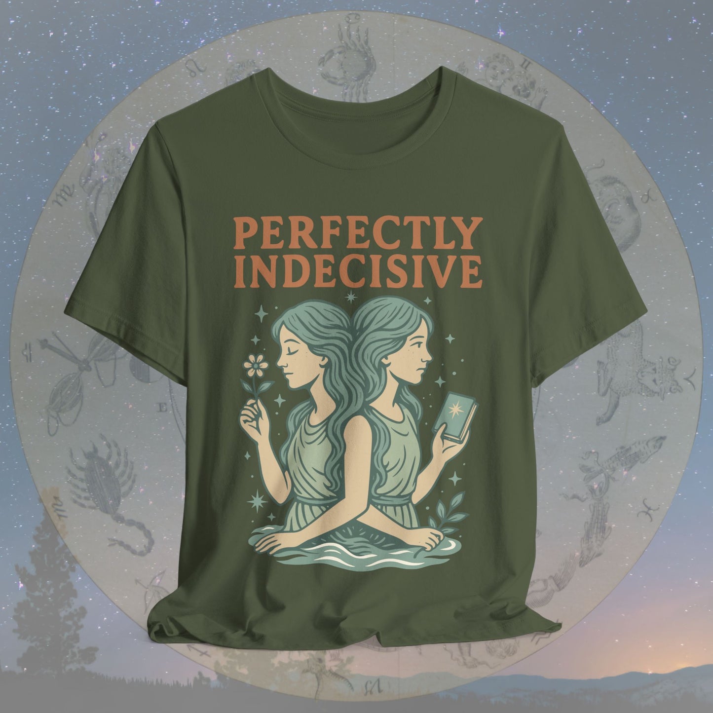 Charming Perfectly Indecisive Gemini T-Shirt