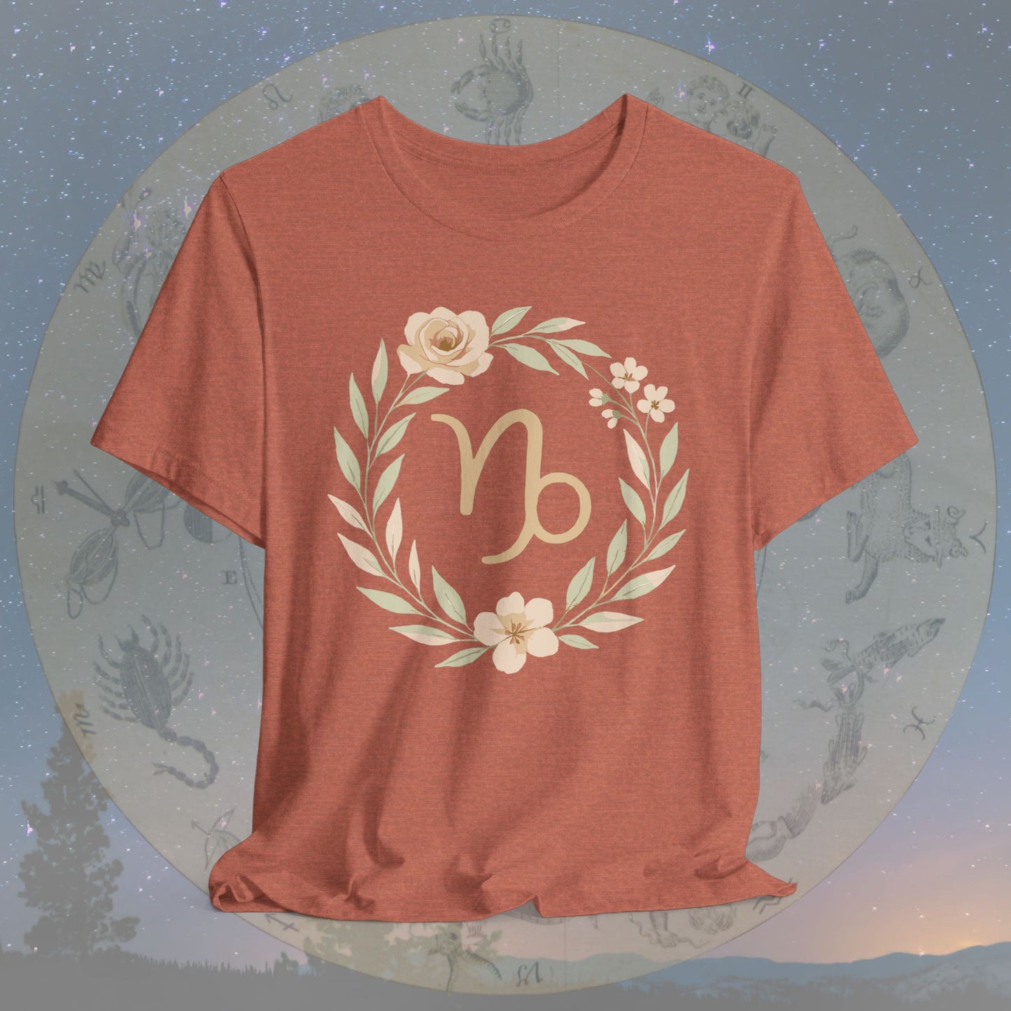 Elegant Earthly Grace Capricorn T-Shirt
